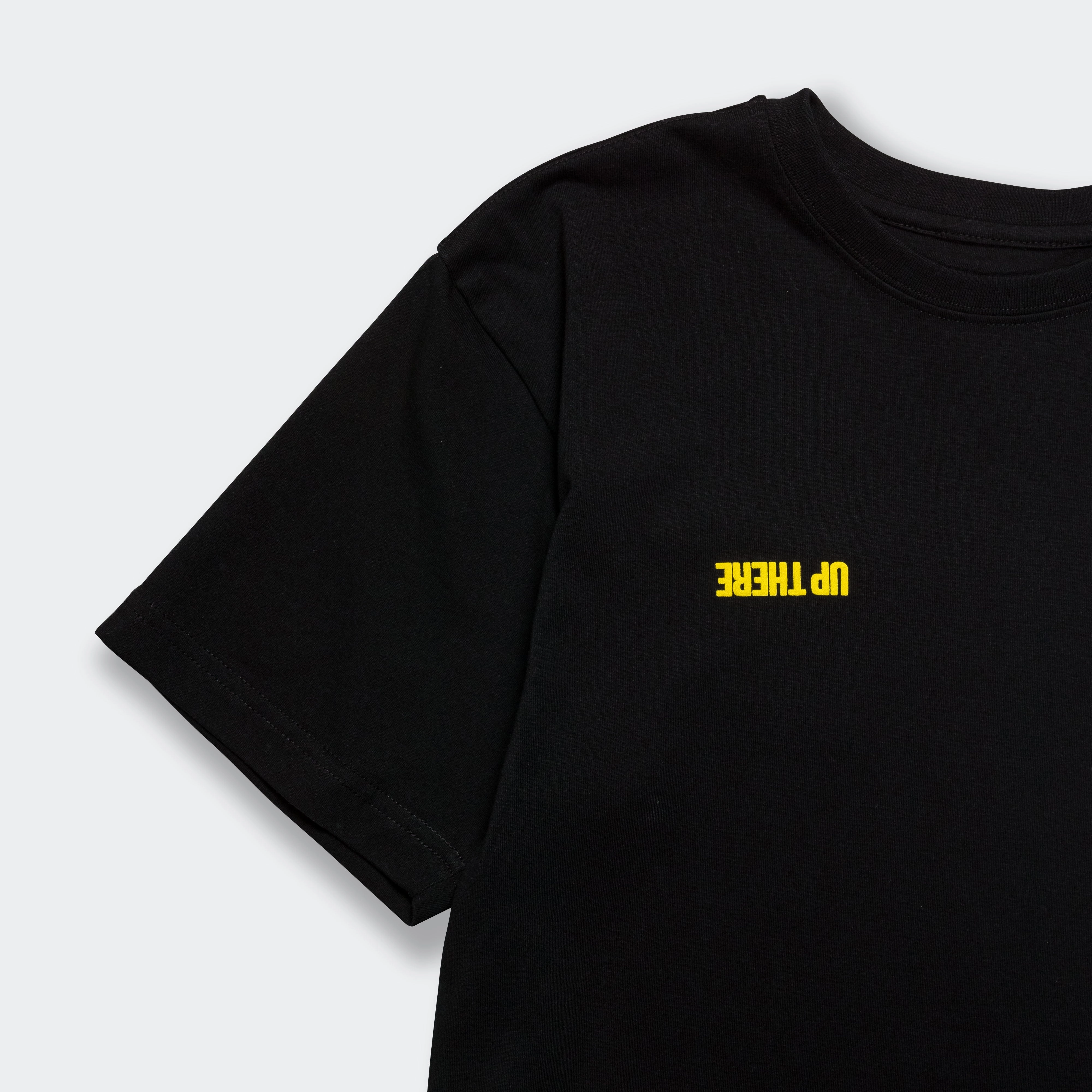 SS Logo Tee - Black/Yellow Easy Style