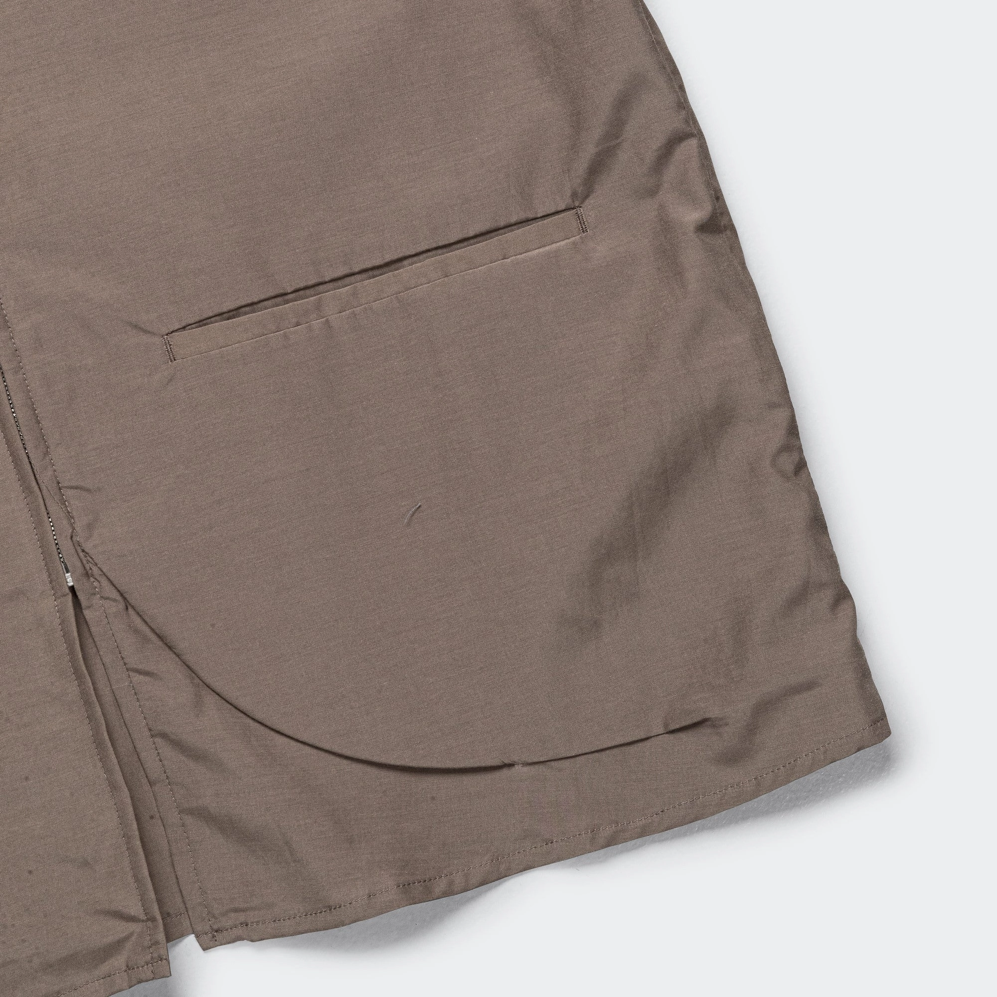 stain resistant coating Regular Fit 8.0 Half Shirt Right - Brown