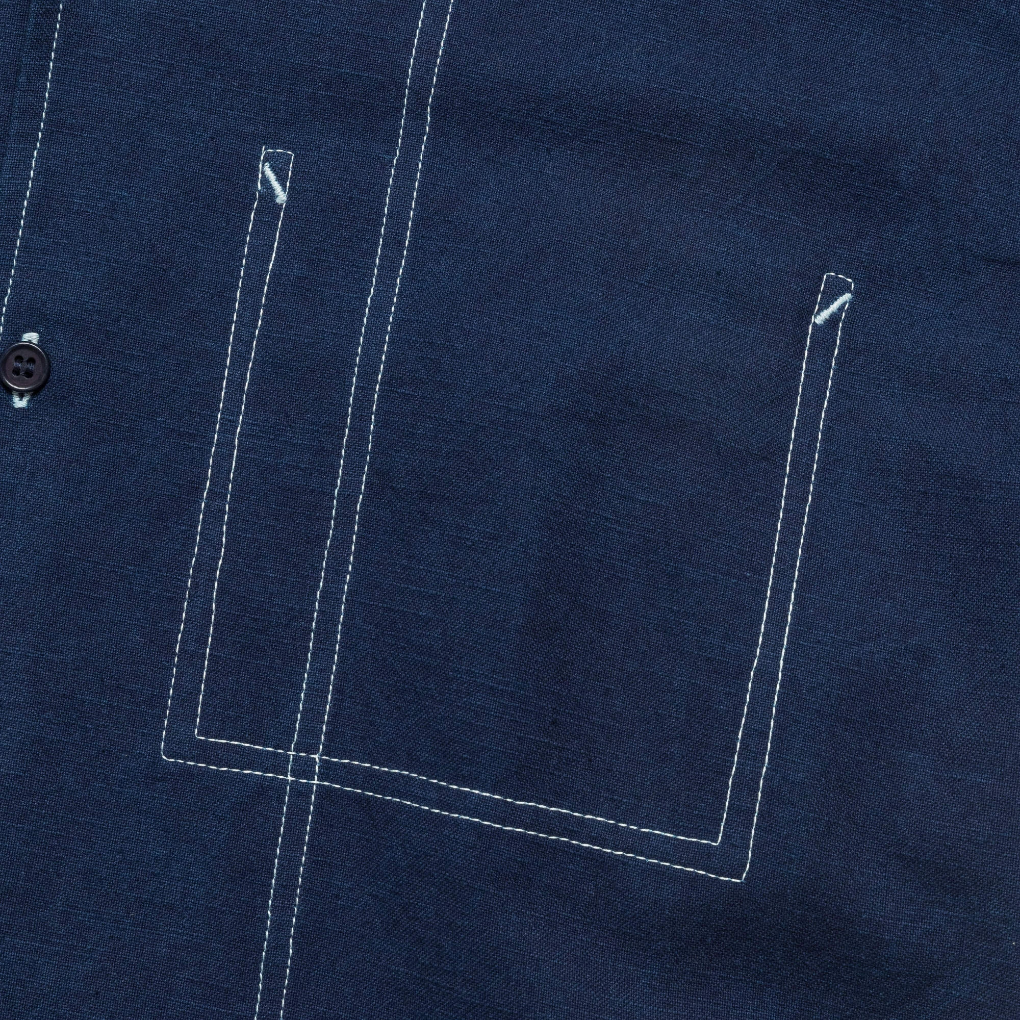 Brake Shirt - Indigo Wonky-Wear Travel Essential Short Sleeve