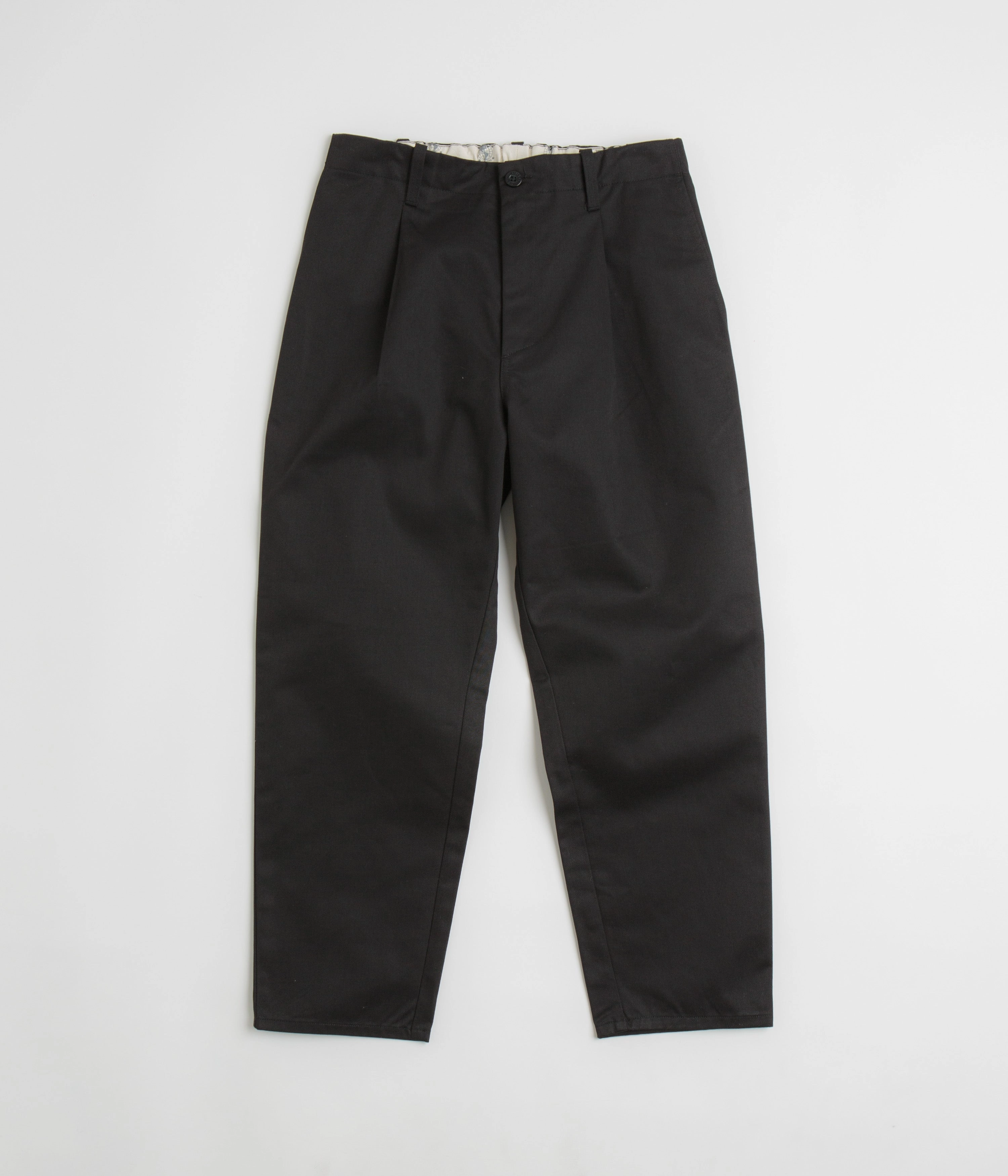 Light Fabric Universal Overall Type.05 Tuck Tapered Pants - Black