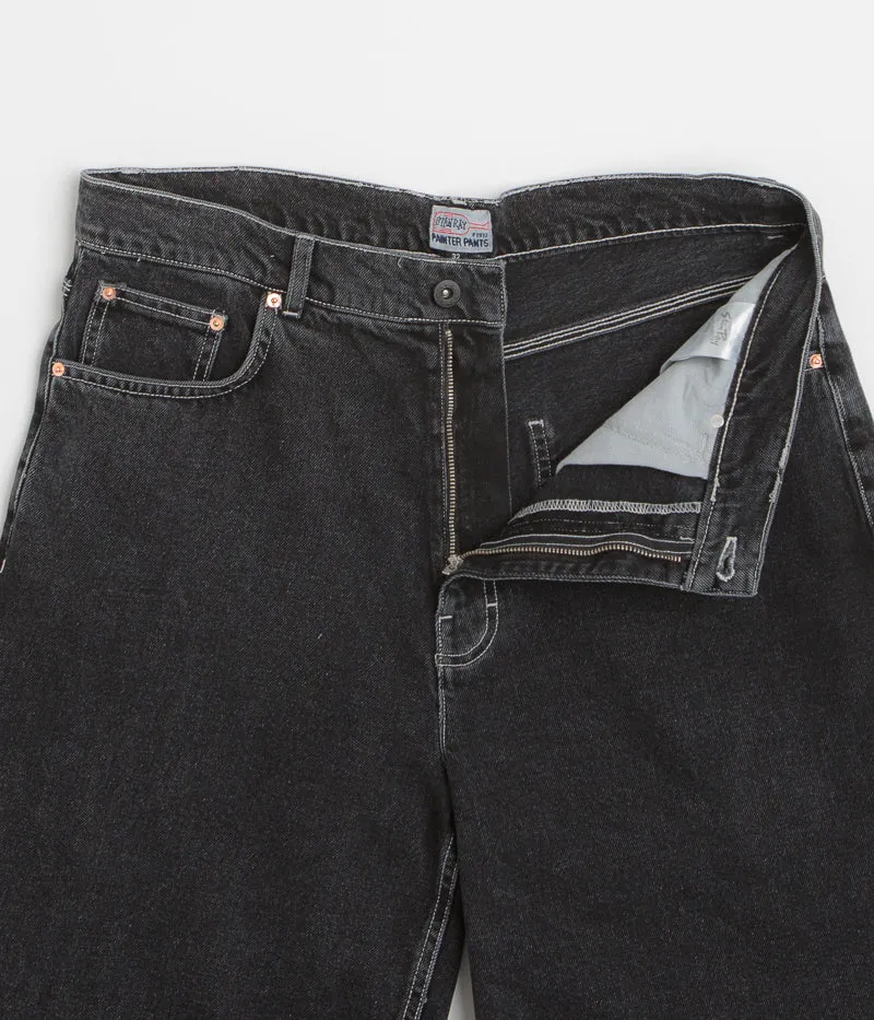Day Fit Versatile Layering Stan Ray Wide 5 Shorts - Washed Black