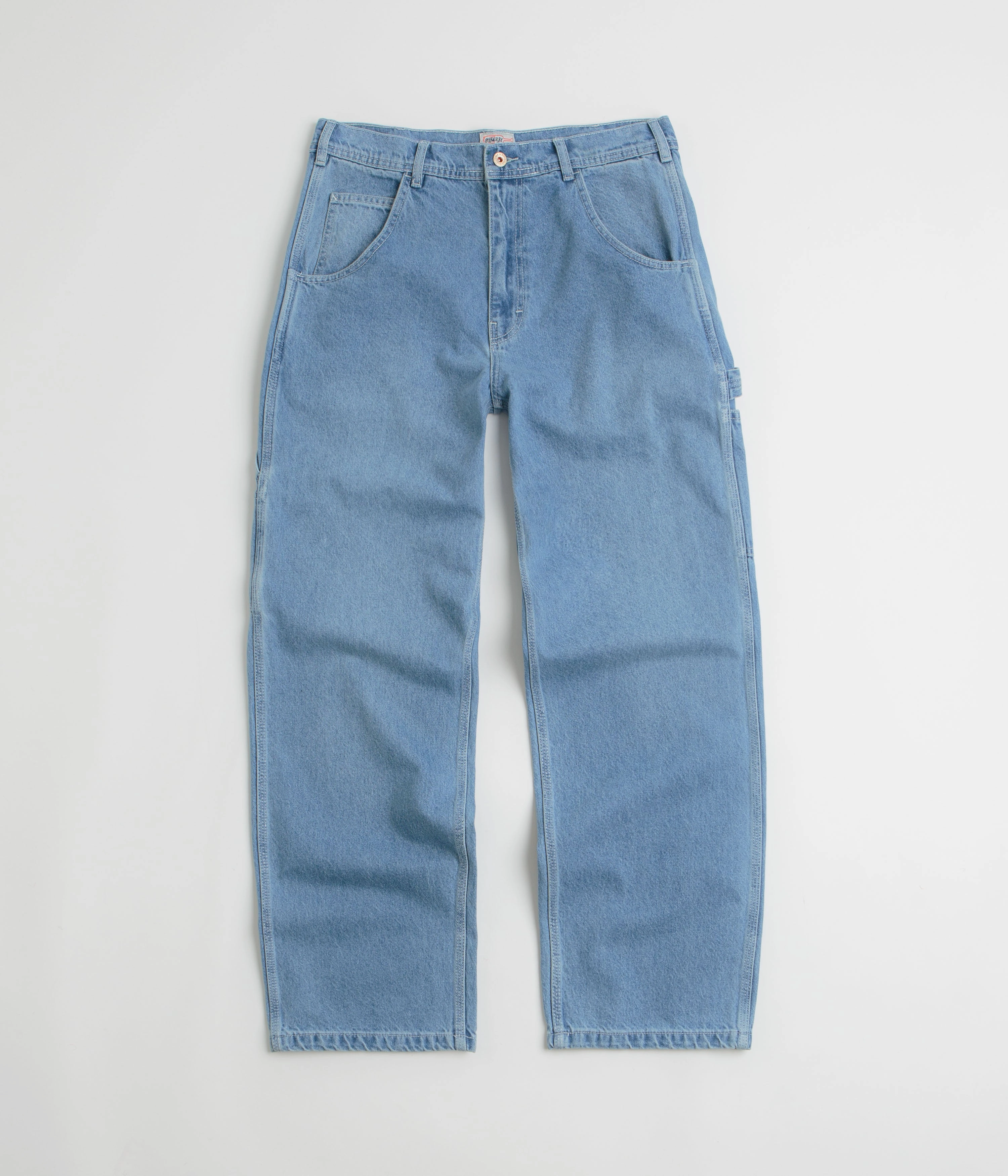 Stretchable Wear Stable Shape Stan Ray Big Job Painter Pants - 70'S Stone Denim