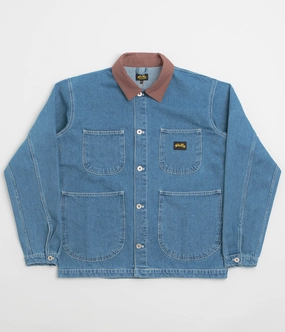Stan Ray Coverall Jacket - 70'S Stone Denim Seam Sealed Construction