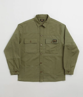 Eco Friendly Production Outdoor Gear Stan Ray CPO Shirt - Olive Poplin / Sateen