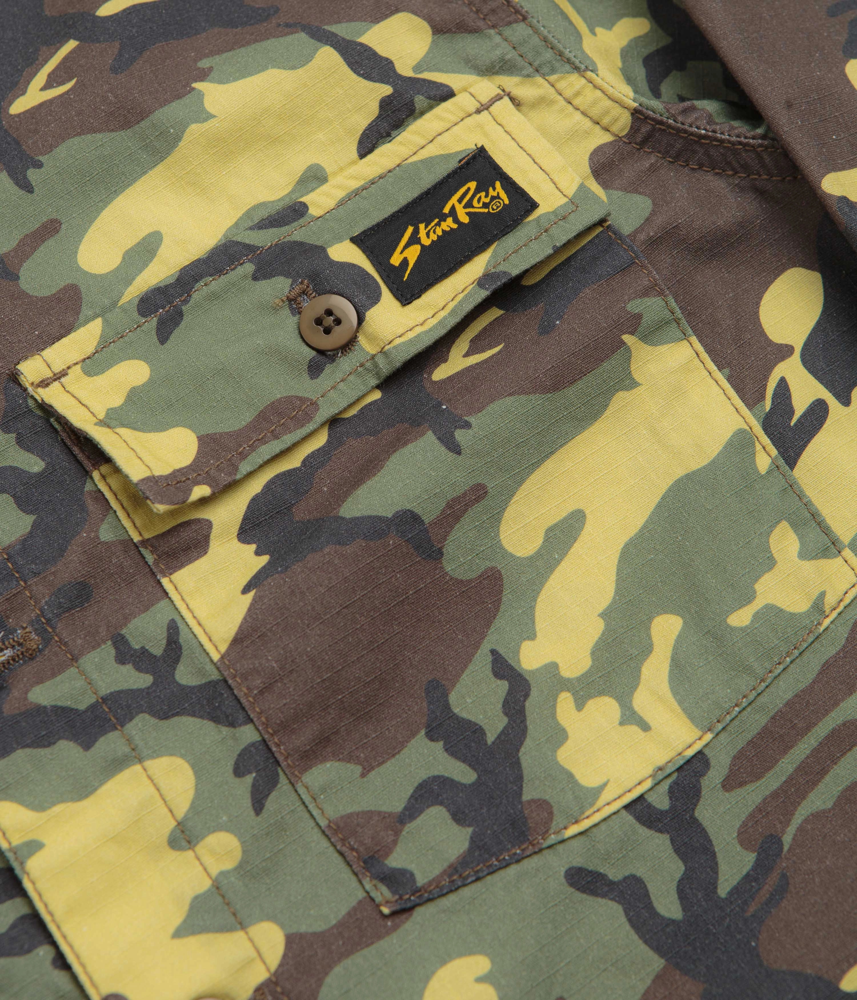 Stan Ray CPO Shirt - Woodland DPM Ripstop Reinforced Side Vents Fashionable Pick