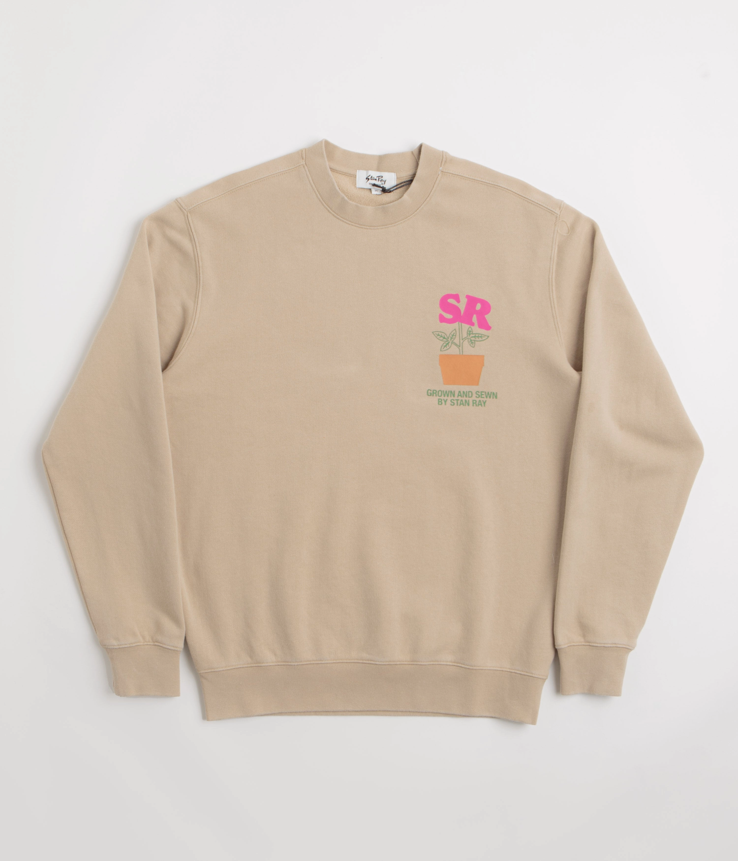 Stan Ray Dirt Crewneck Sweatshirt - Peyote product customization options Sporty Fashion