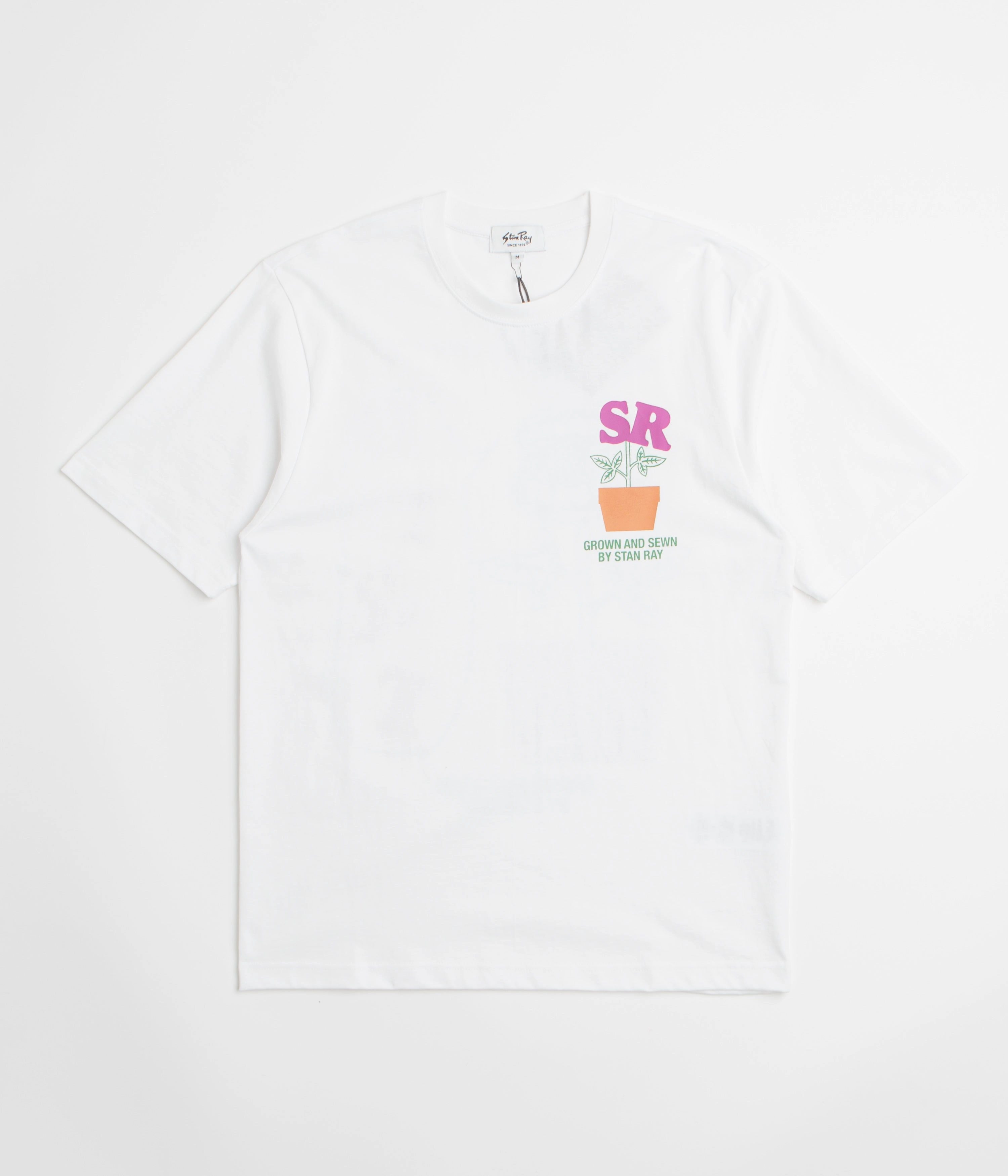 Stan Ray Dirt T-Shirt - White Versatile Comfort Wear Smooth Look