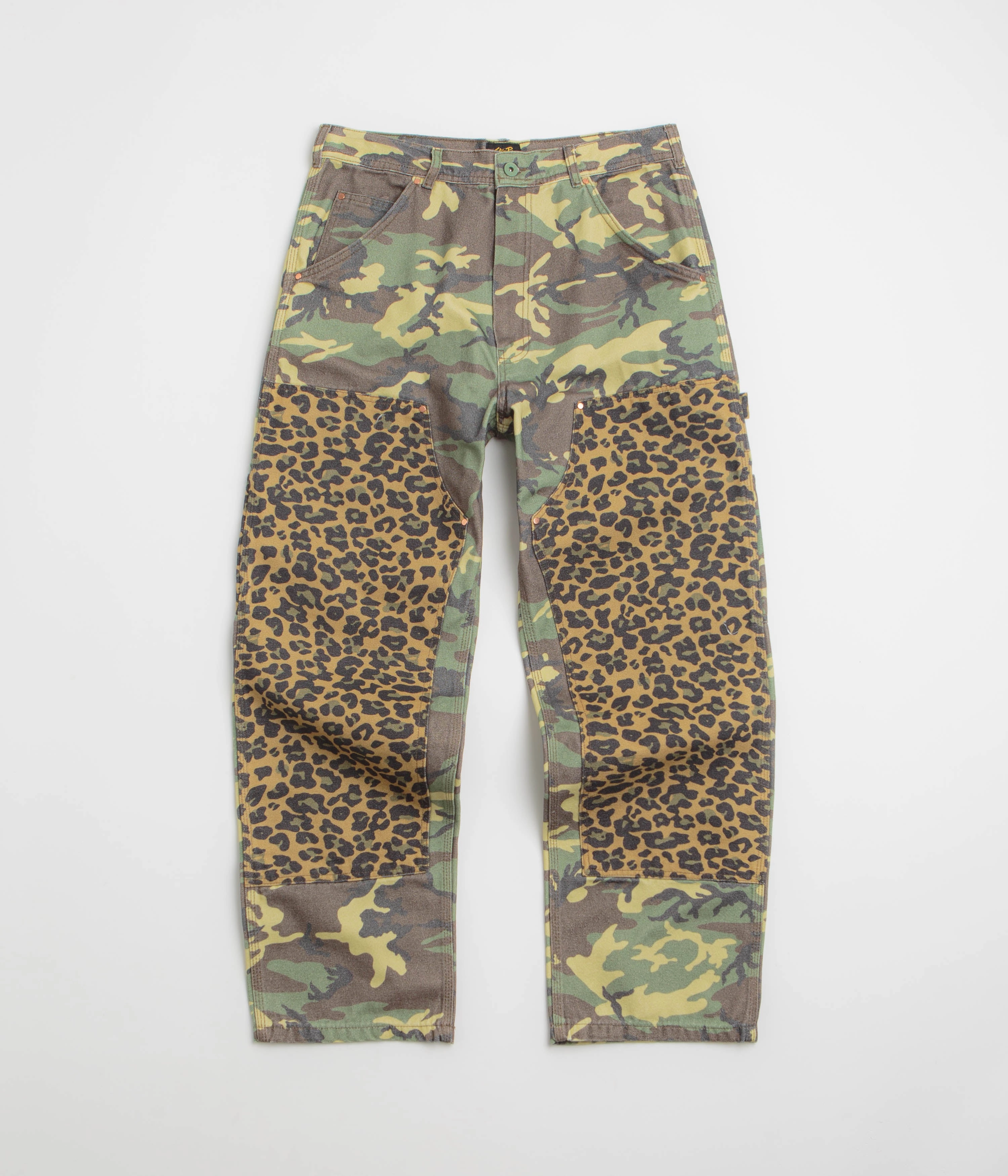 Stan Ray Double Knee Pants - Woodland DPM Duck / Leopard Duck Mix Everyday Comfort Wear