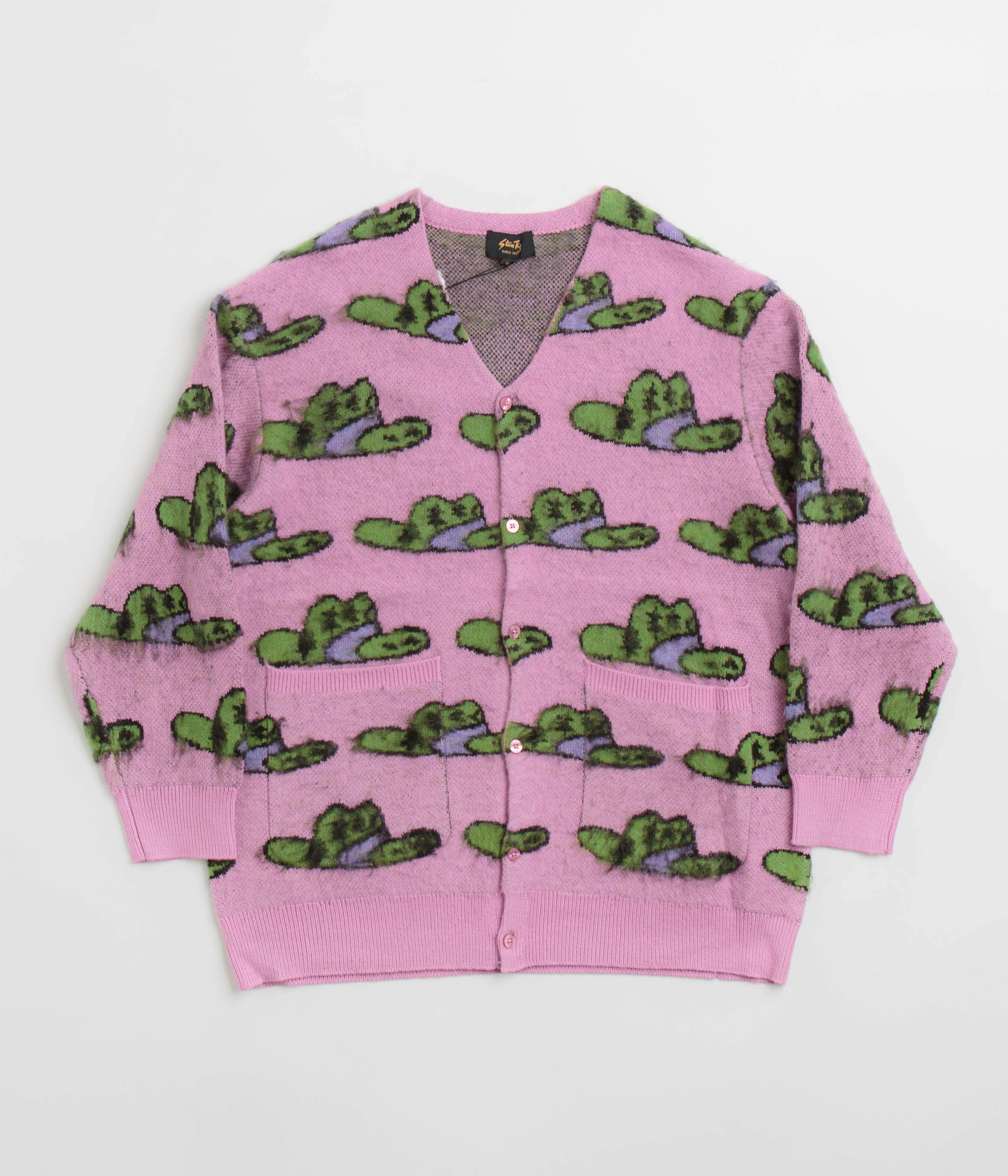 Layered Stitch Details Thermal Regulation Layer Stan Ray Knitted Cardigan - Tejas Hat