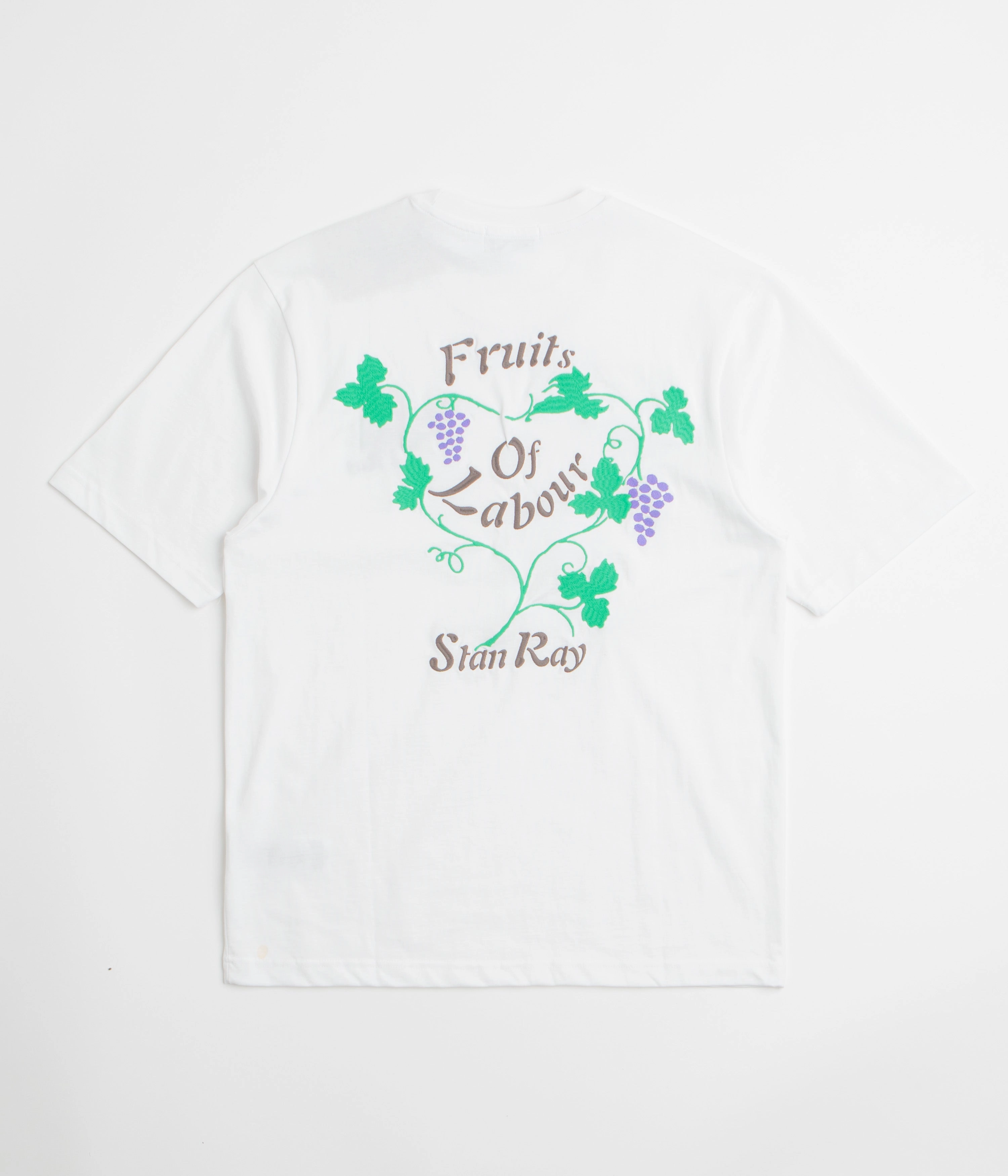 Stan Ray Labour T-Shirt - White Sun Protection Vibrant Prints