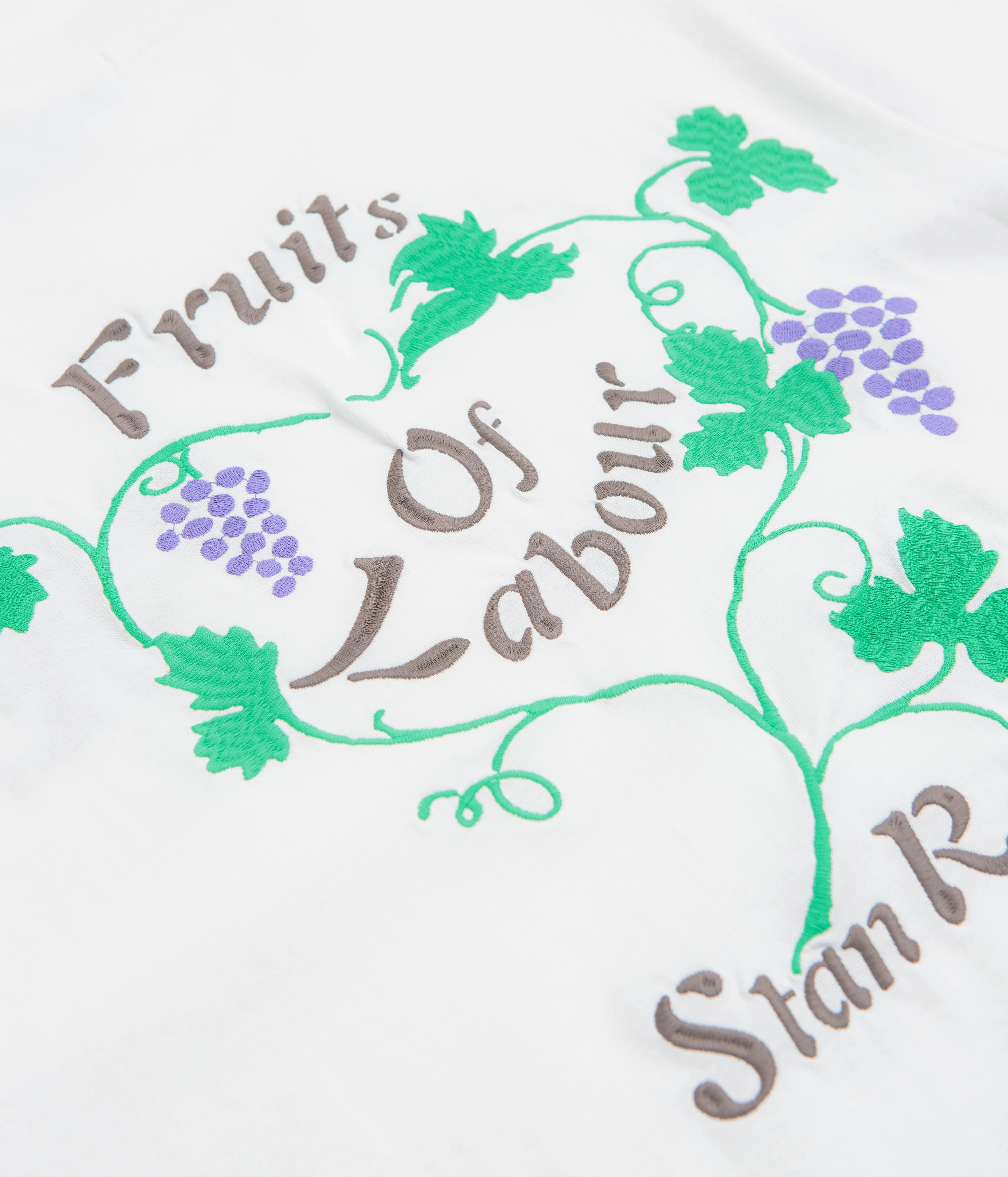 Stan Ray Labour T-Shirt - White Airflow Ventilation System High-Quality Cotton