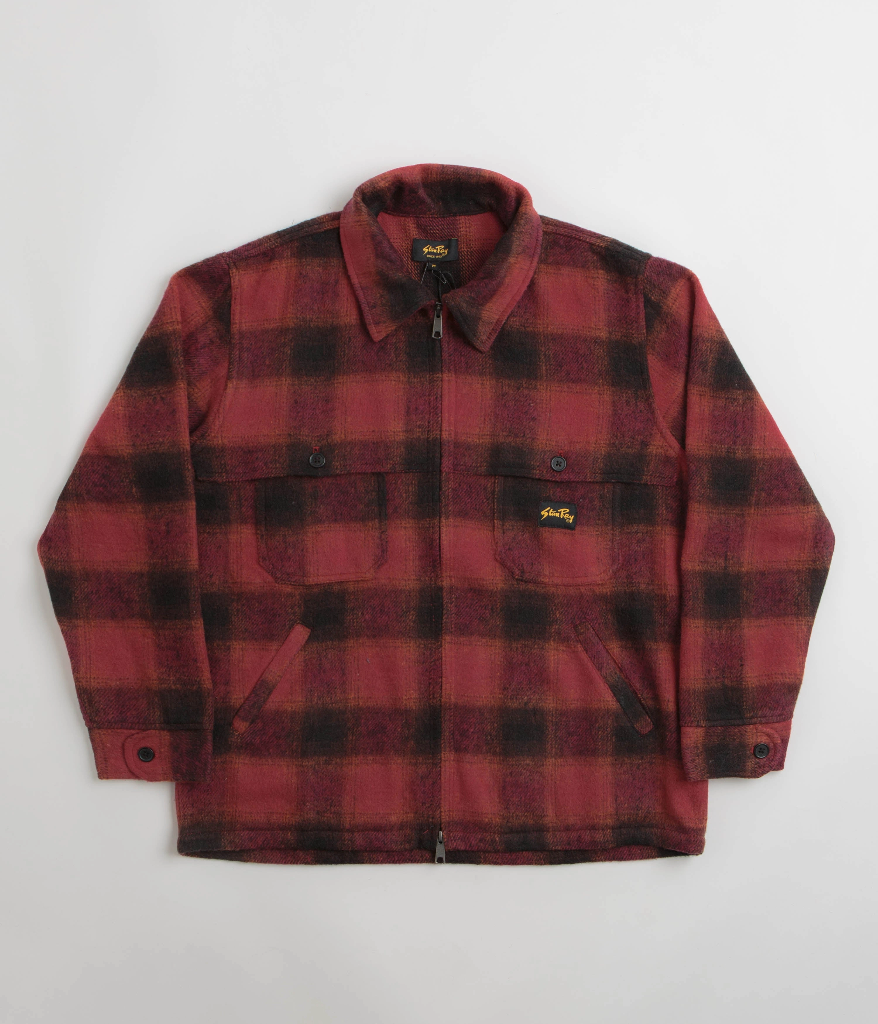 NoiseReduced Closure System Stan Ray Mackinaw Jacket - Red Plaid