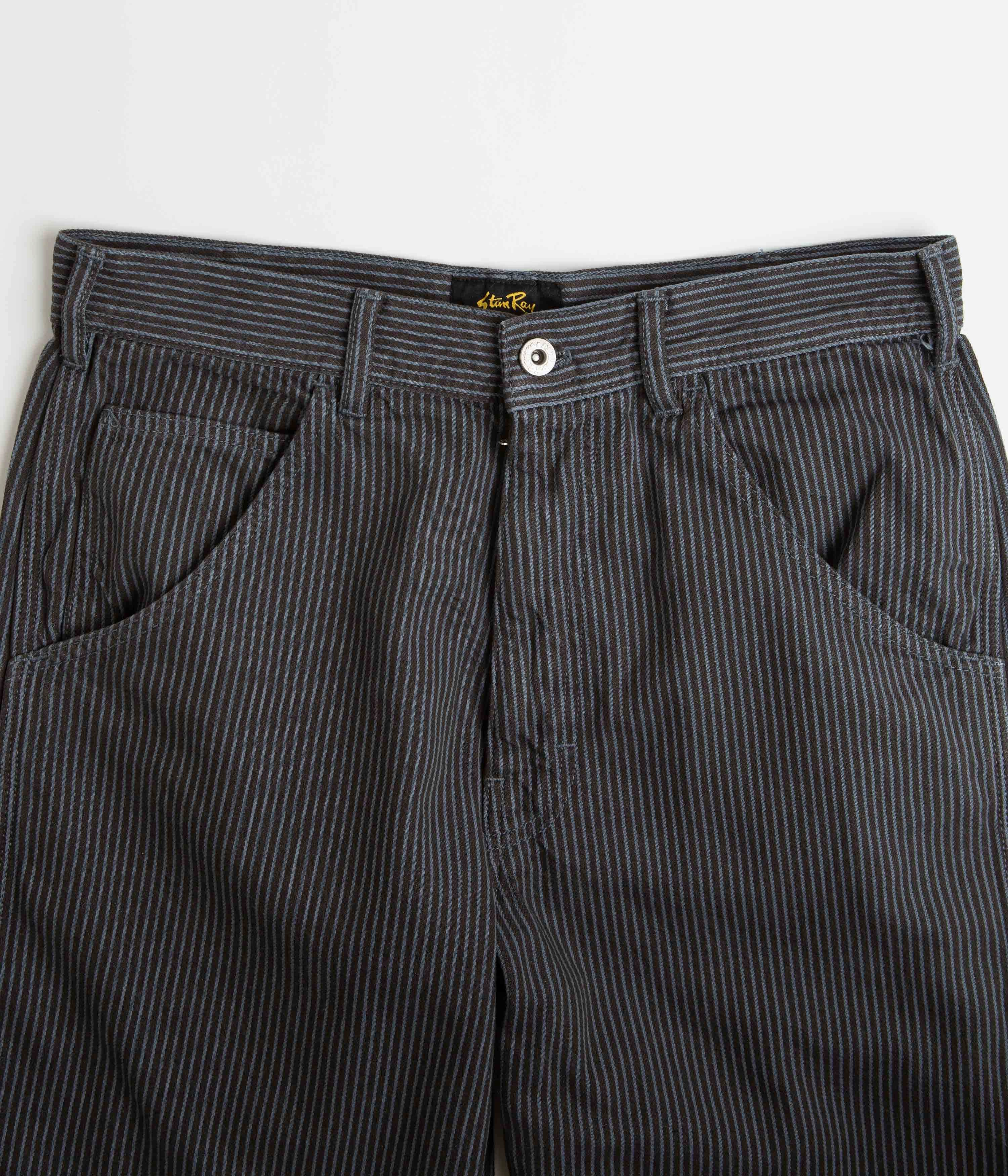 Cozy Layering Stan Ray OG Painter Pants - Black Overdye Hickory