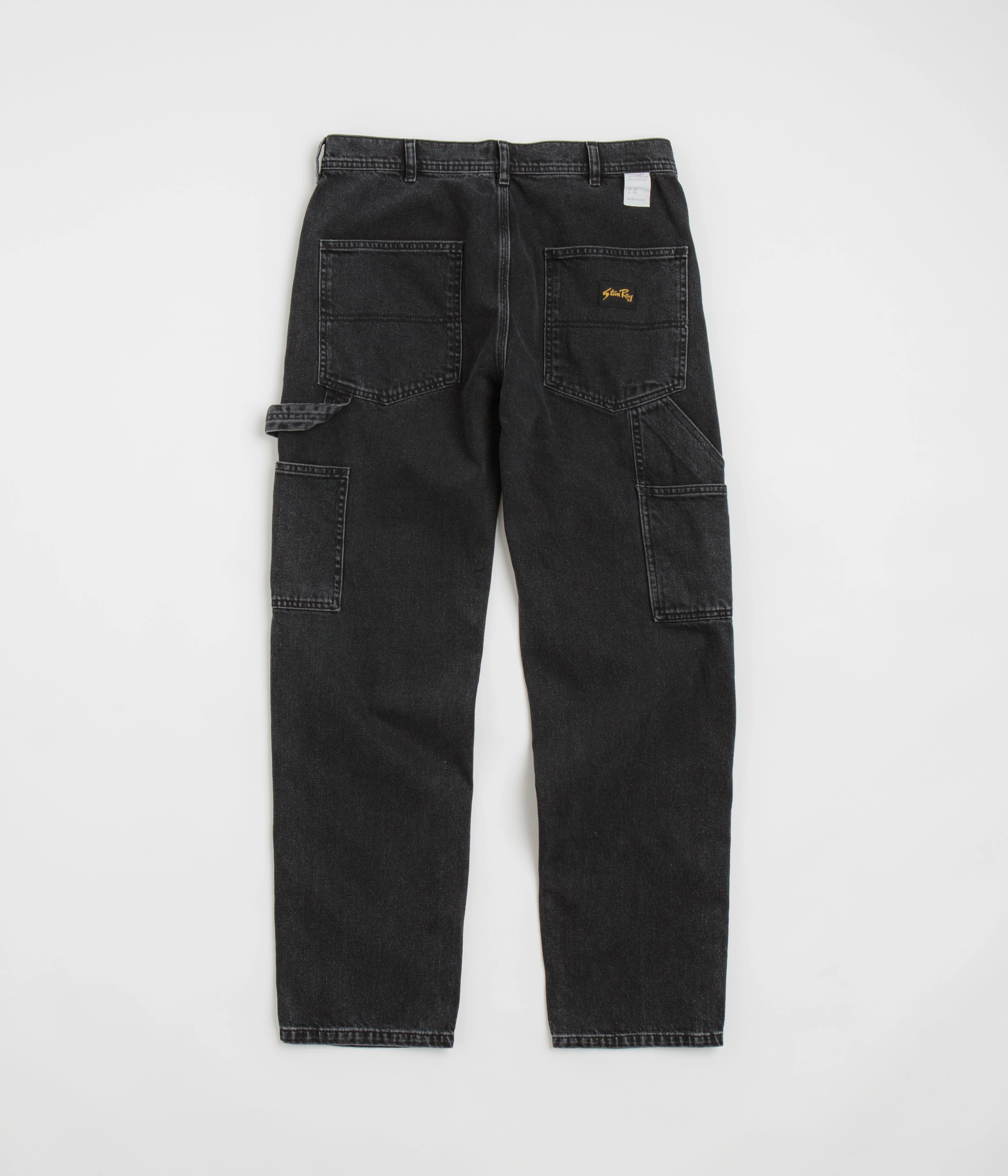 Stan Ray OG Painter Pants - Washed Black Denim Comfort Wear Core Flex