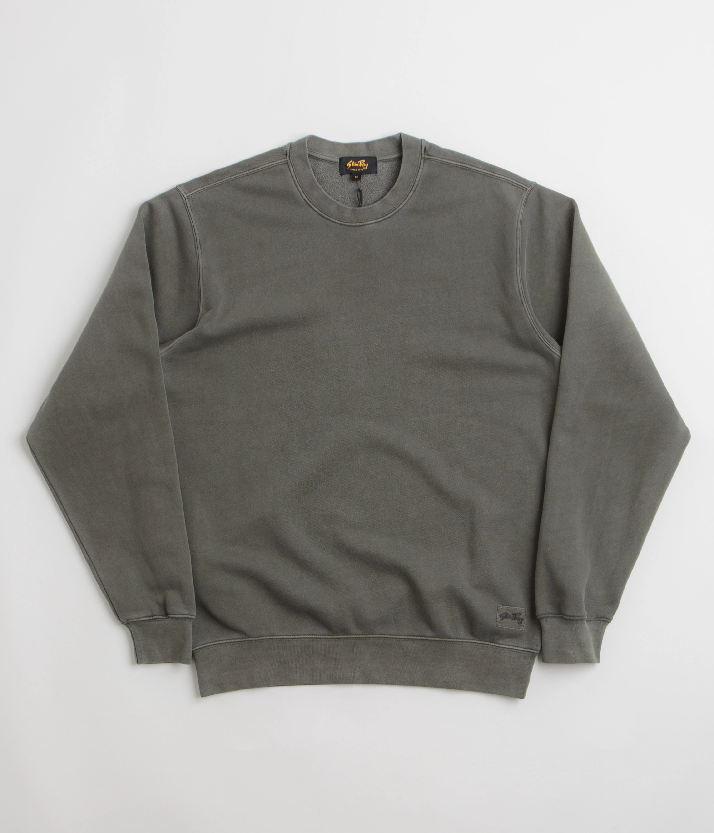 Stan Ray Patch Crewneck Sweatshirt - Washed Black product generic practicality