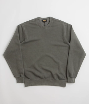 Stan Ray Patch Crewneck Sweatshirt - Washed Black product generic practicality