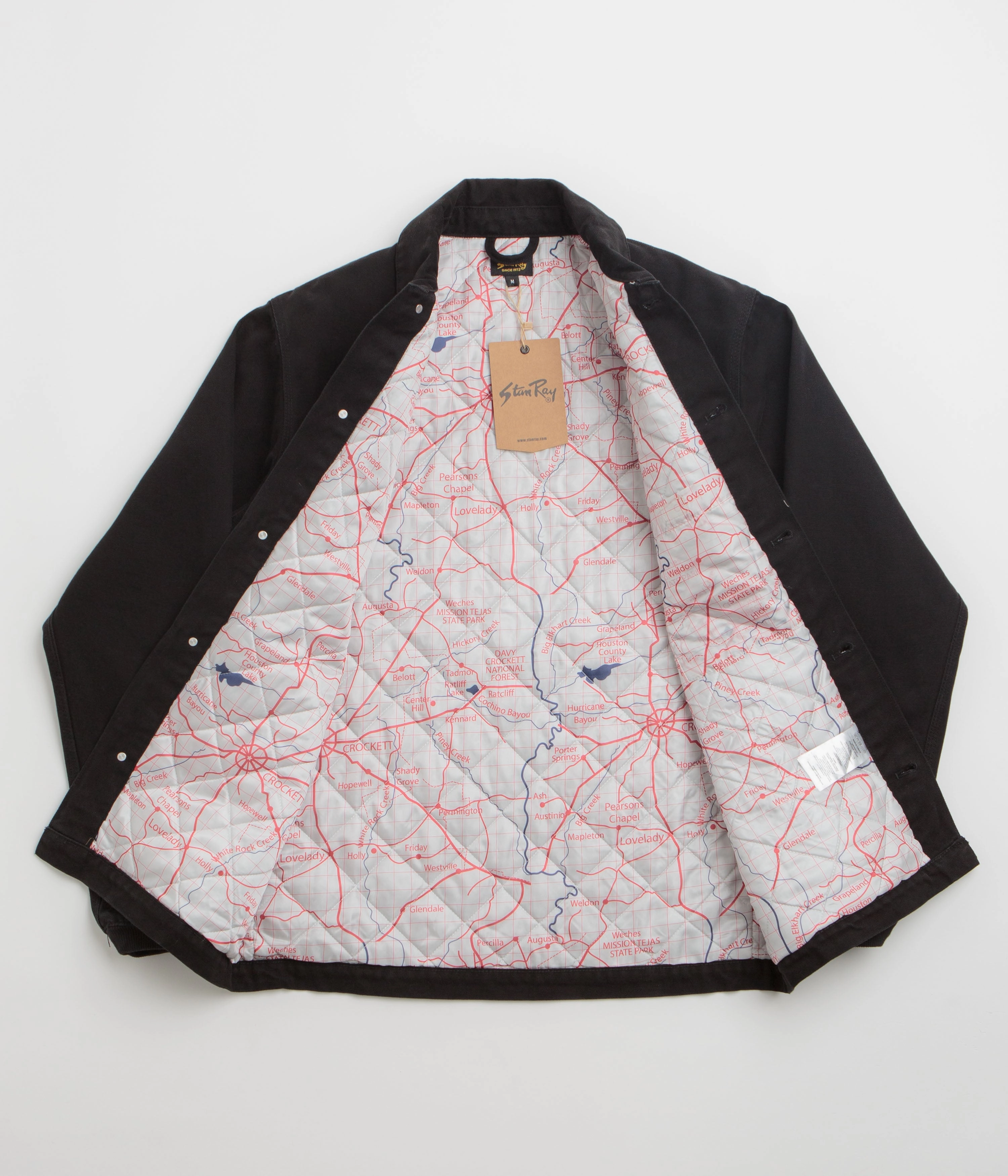 Non Restrictive Fit Indoor Layer Stan Ray Pork Chop Jacket - Washed Black Duck