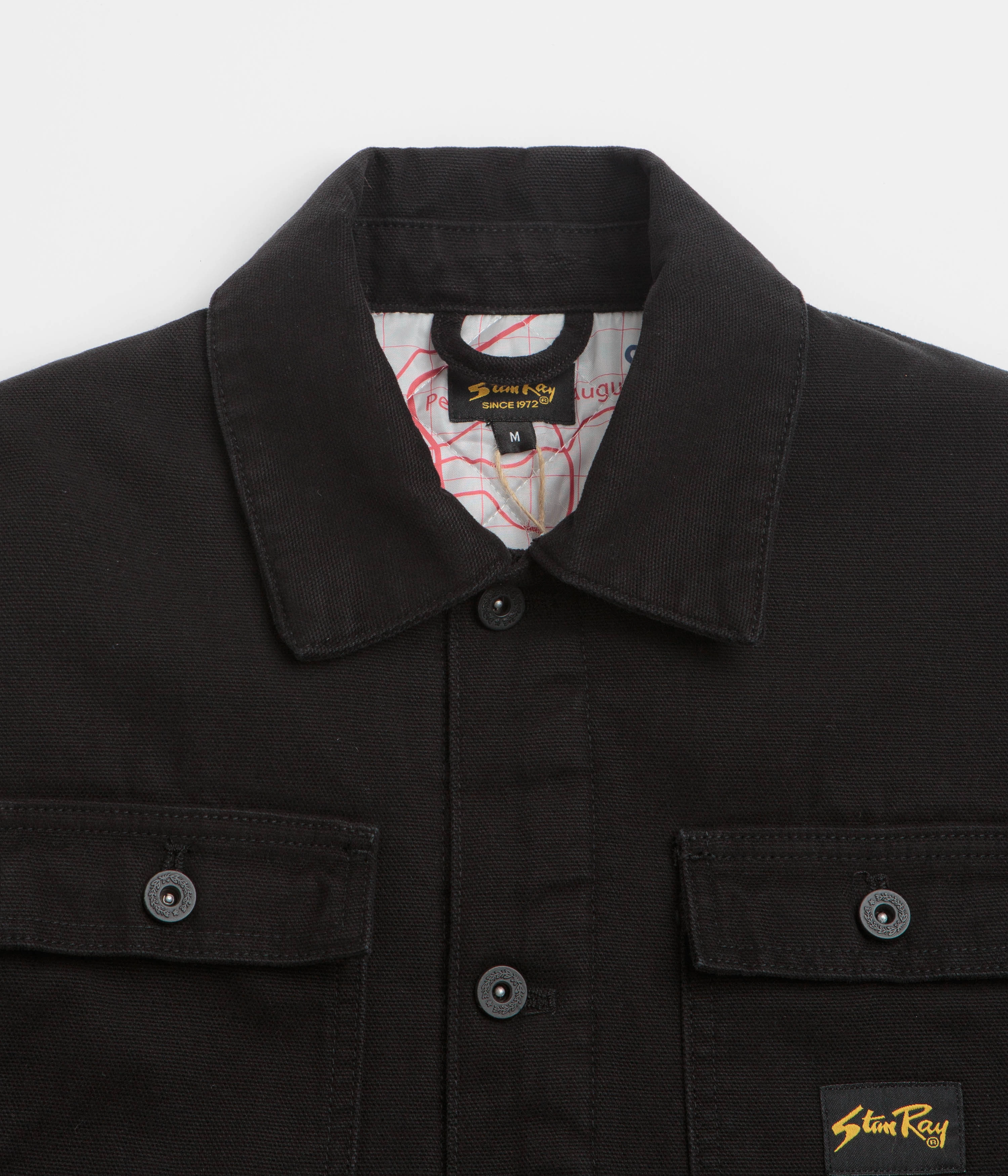 Stan Ray Pork Chop Jacket - Washed Black Duck Rugged Outerwear Waterproof Outer Layer