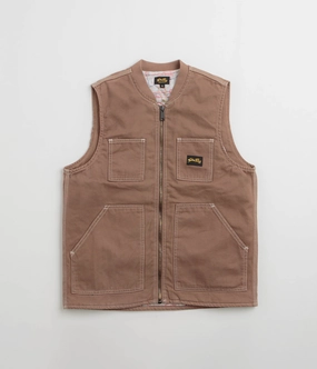 Stan Ray Pork Chop Vest - Washed Acorn Lightweight Comfort