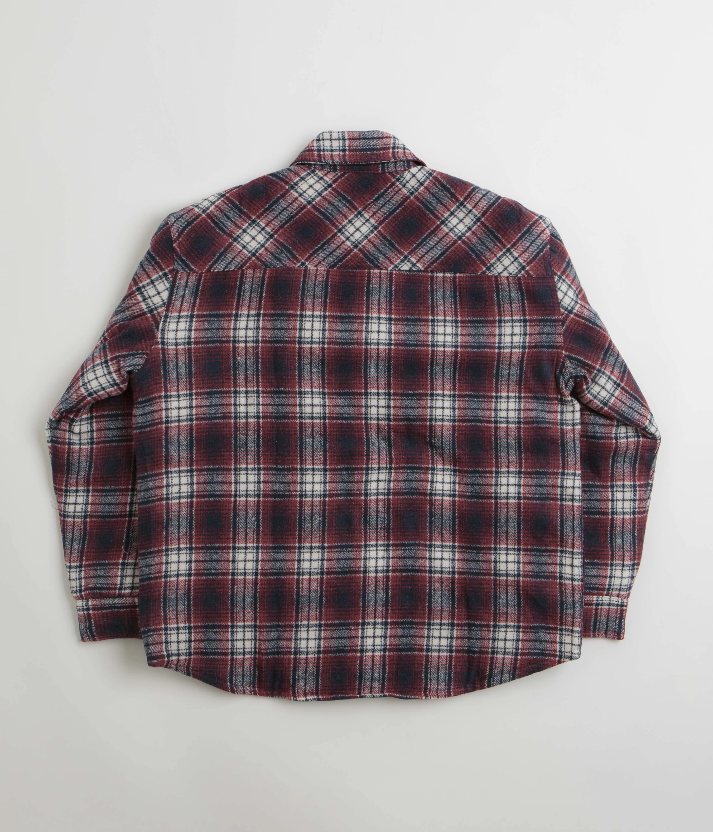 Stan Ray Quilted Plaid Overshirt - Red Pilates