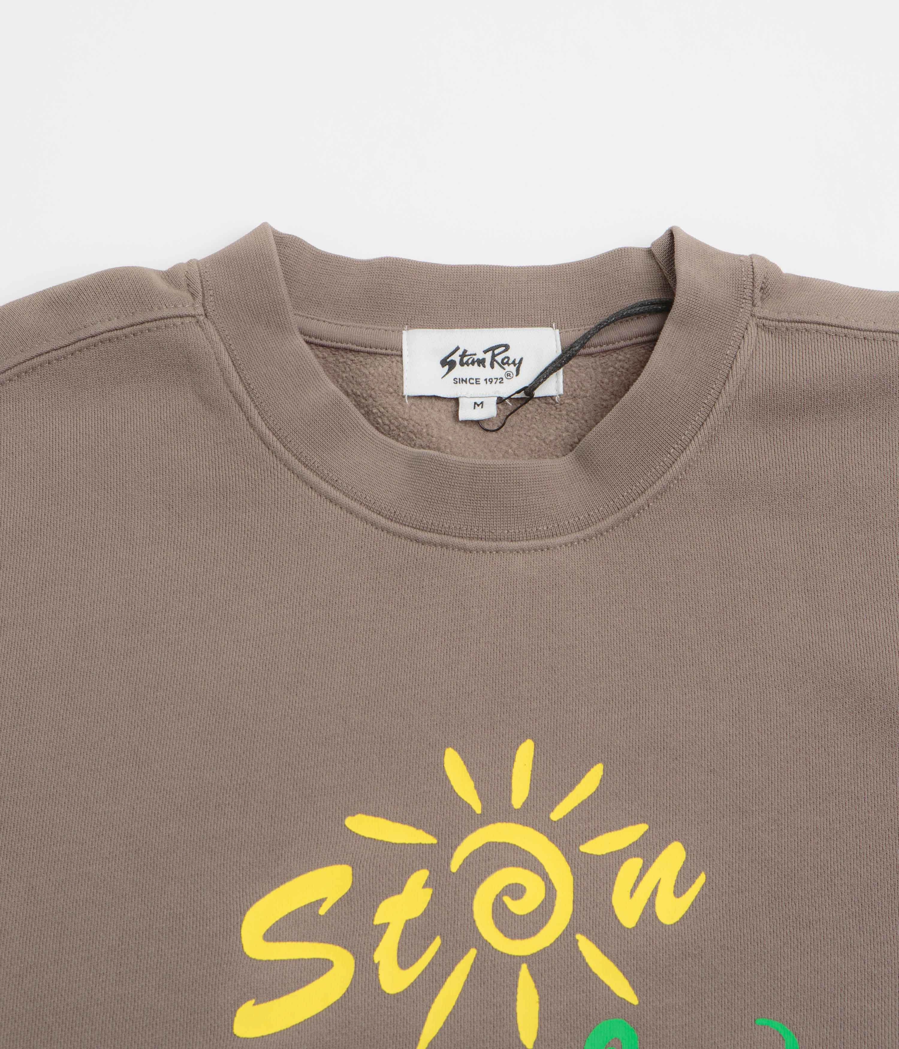 Travel Friendly Stan Ray Ray Vine Crewneck Sweatshirt - Shale