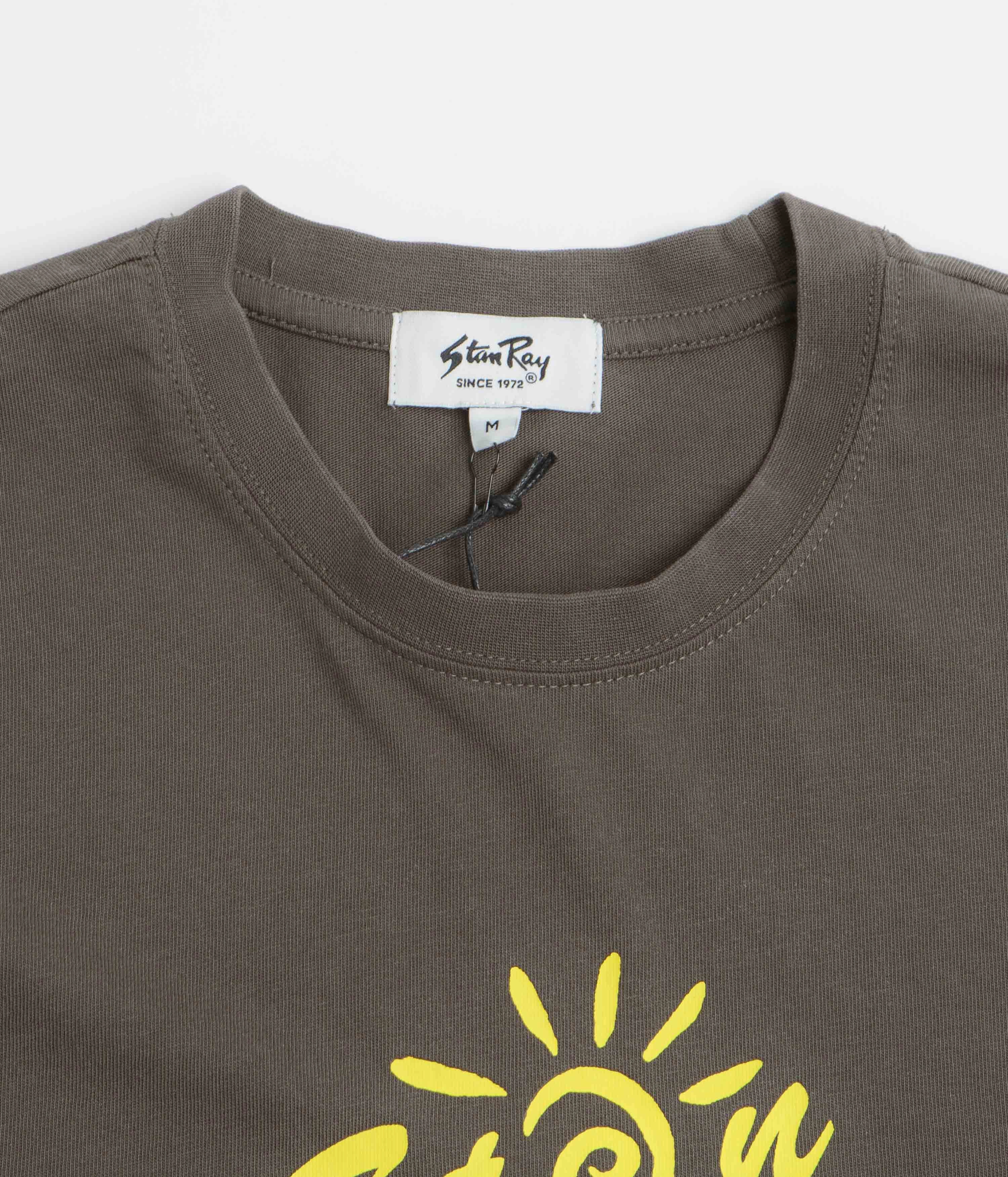 Sporty Look Complementary Colors Stan Ray Ray Vine T-Shirt - Washed Black