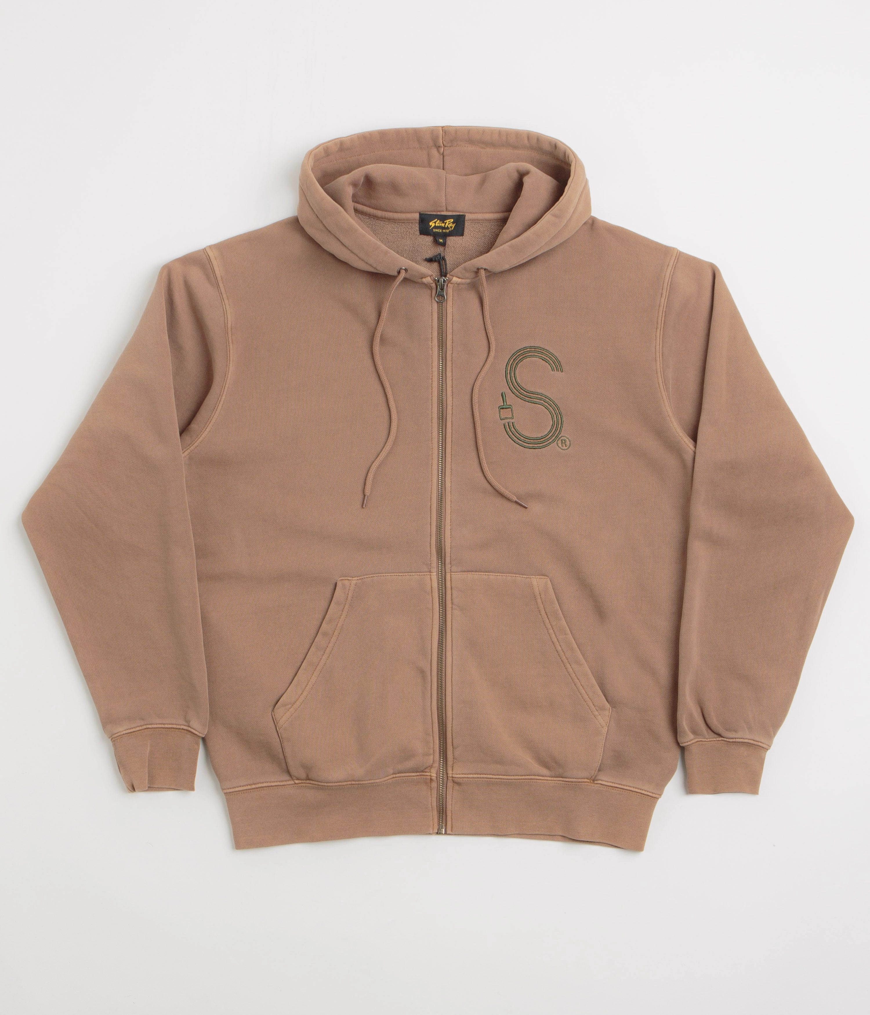 meeting look group style Stan Ray S Supply Full Zip Hoodie - Acorn