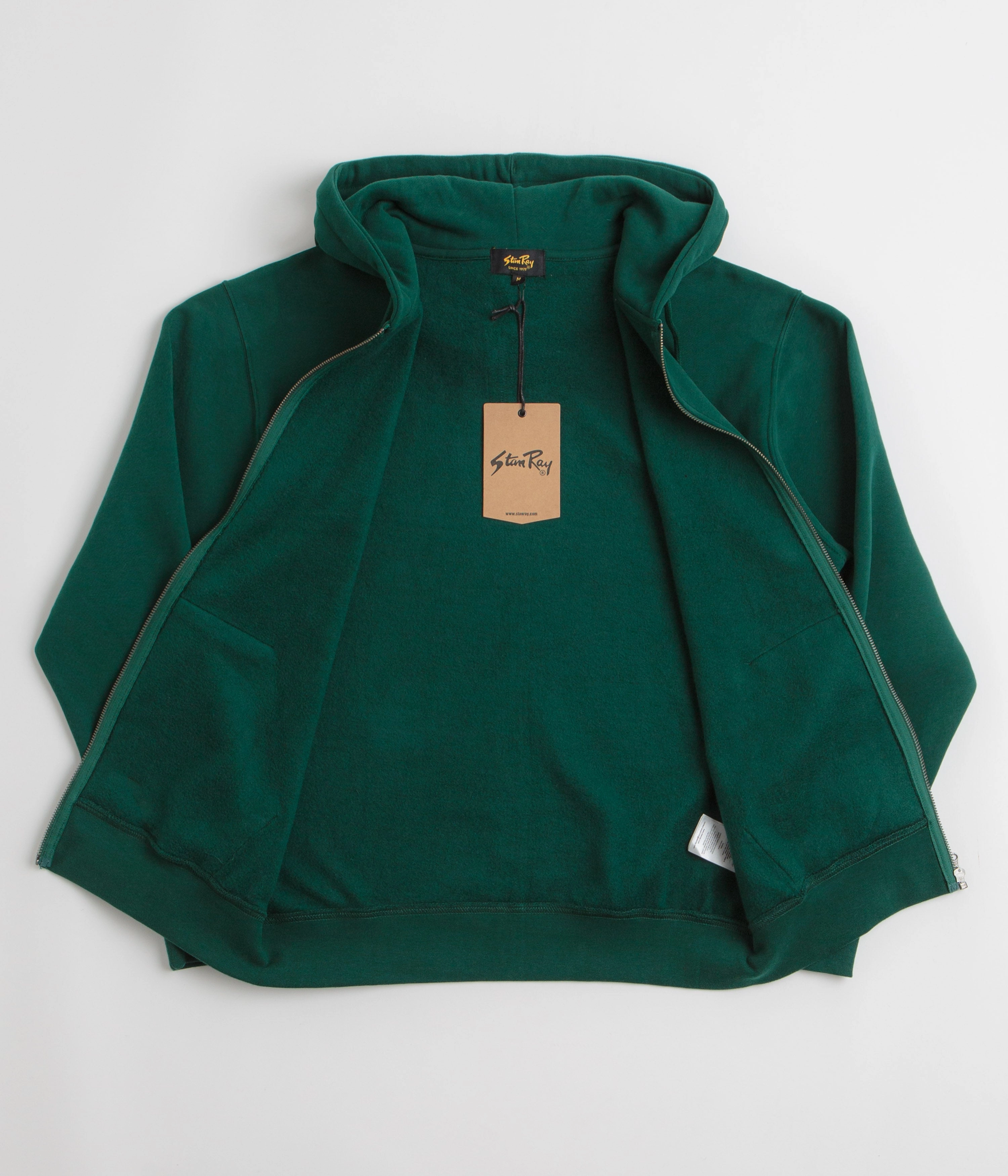 Street Gear Fluffy look Stan Ray Stan OG Full Zip Hoodie - Botanical Green