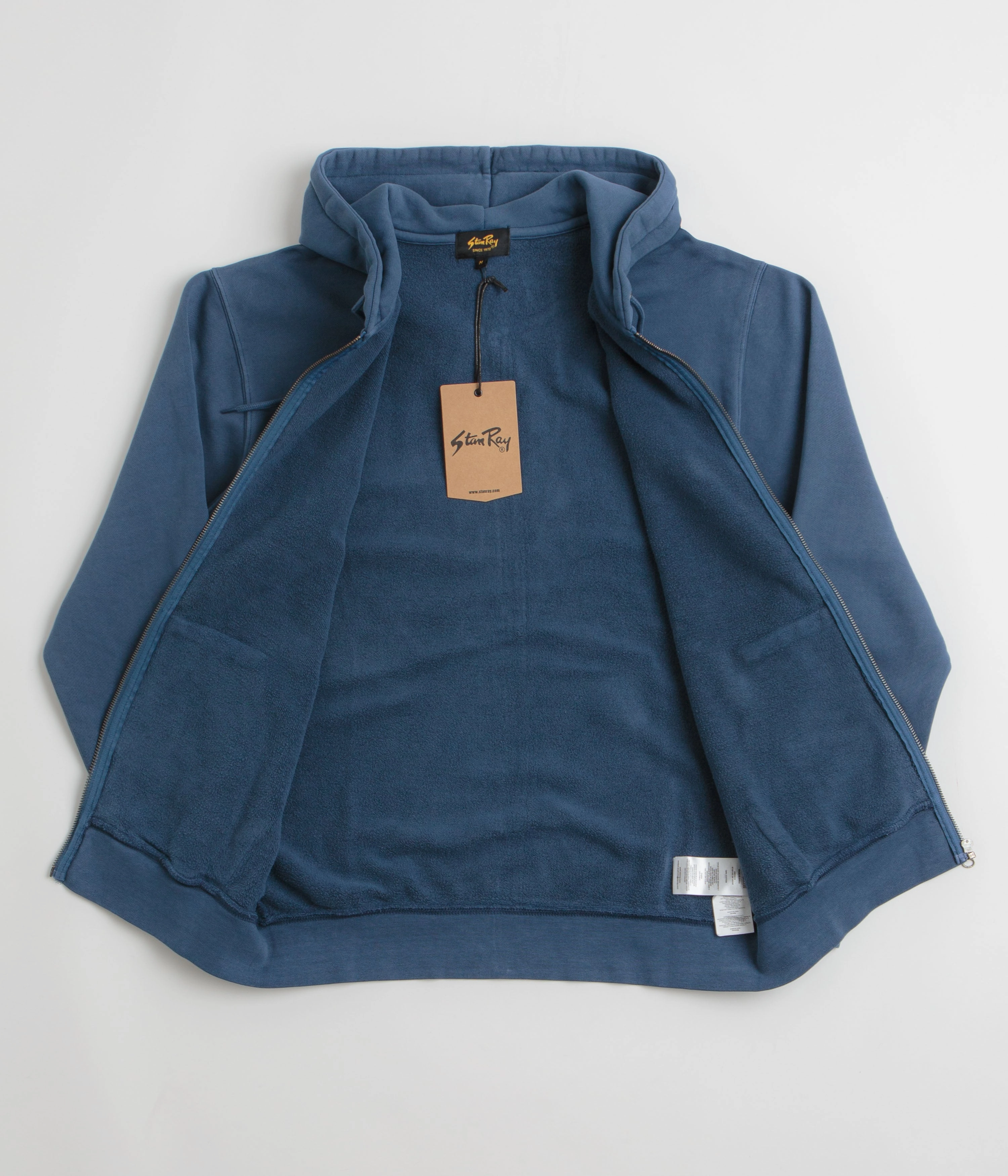 Springbok like Stan Ray Stan OG Full Zip Hoodie - Washed Navy