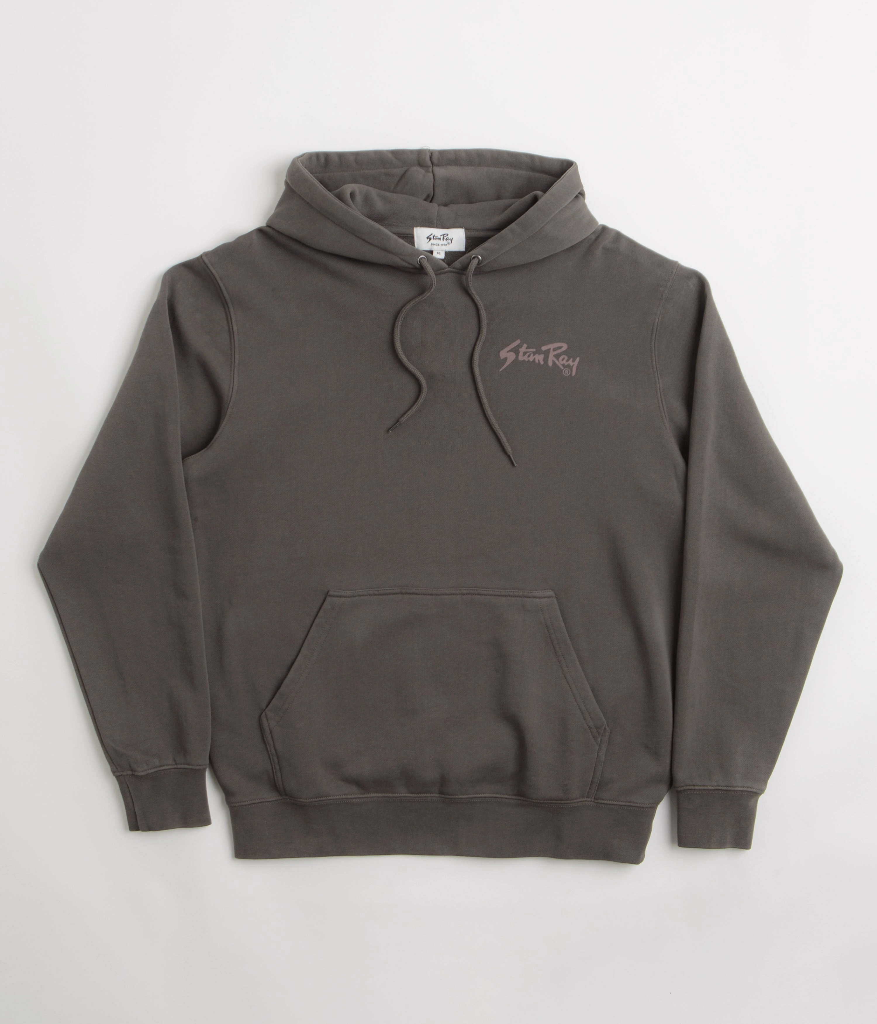Convertible Closure Stan Ray Stan OG Hoodie - Washed Black Ink / Peyote