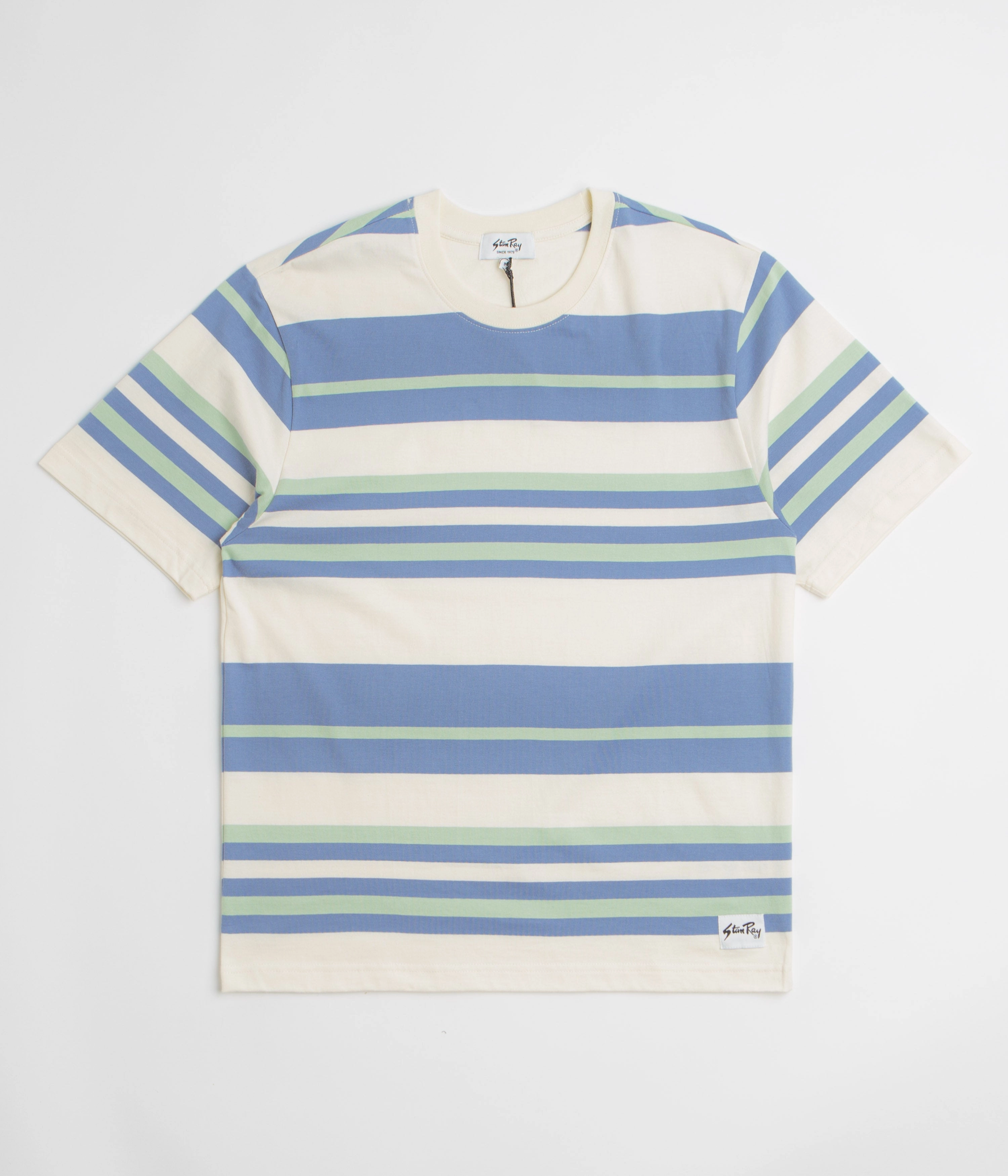 Daily Trend Look Versatile Wardrobe Piece Stan Ray Stripe T-Shirt - Natural