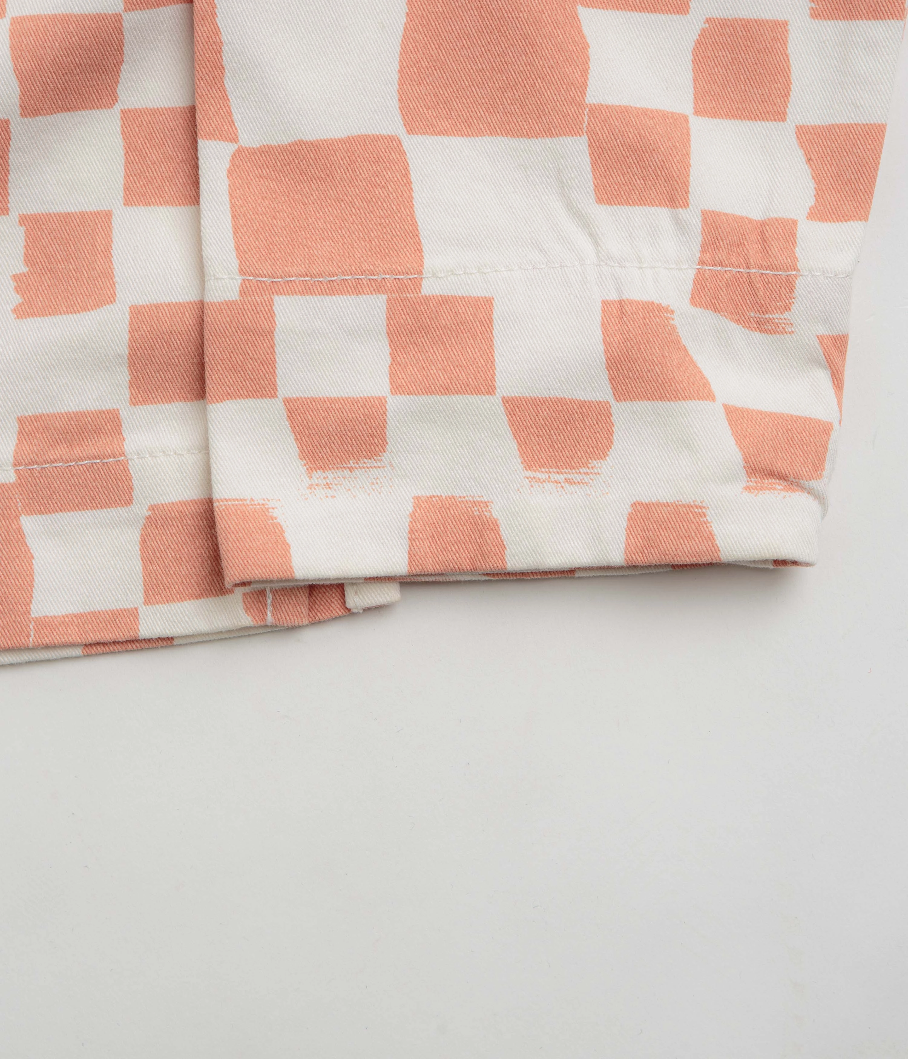 Service Works Drill Printed FOH Jacket - Salmon Checker Change Fast Wear