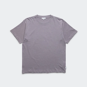 Standard Heavy Loose T-Shirt - Crocus Purple Holiday Casual Athletic Fit