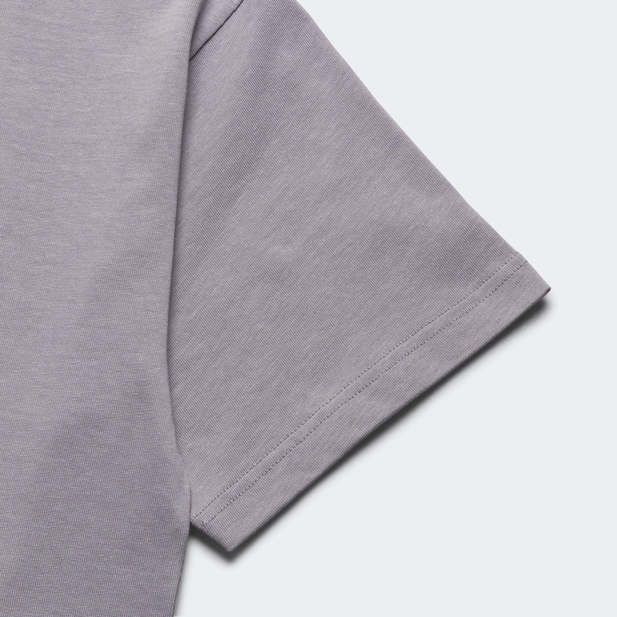Simple and Comfortable Standard Heavy Loose T-Shirt - Crocus Purple