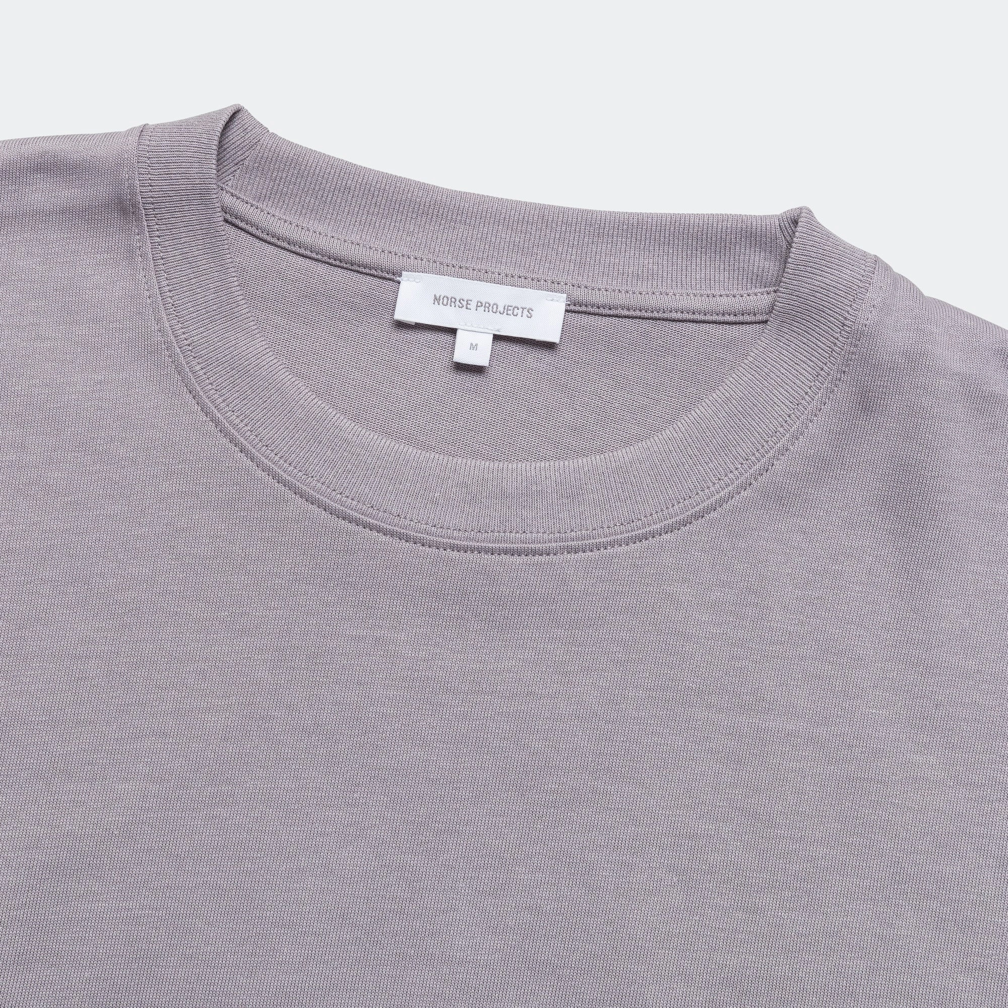 Premium Cotton Standard Heavy Loose T-Shirt - Crocus Purple