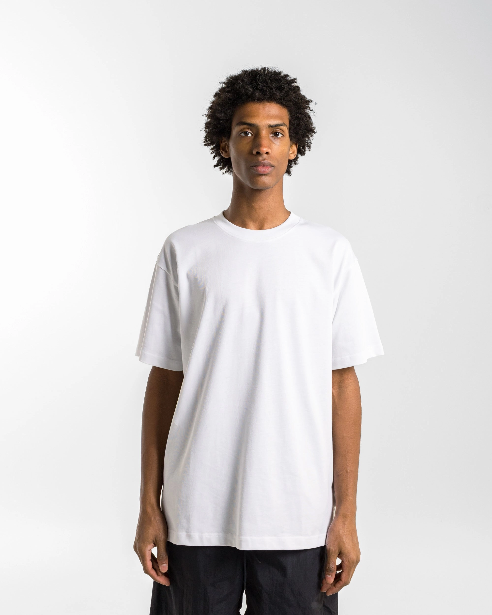 Standard Heavy Loose T-Shirt - White Fresh Comfort Style black friday