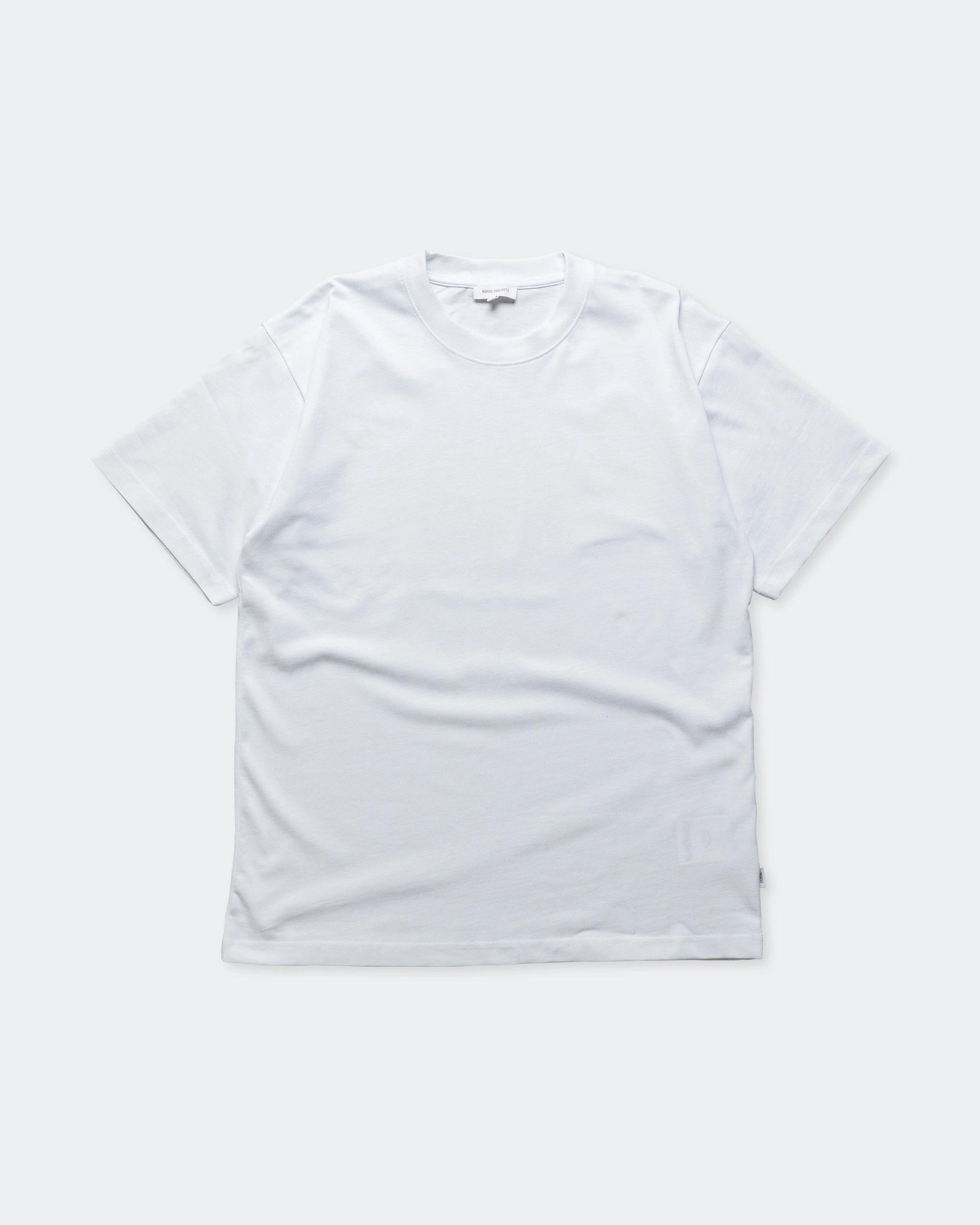 Standard Heavy Loose T-Shirt - White LayeredHemDetails Layered Hem Design