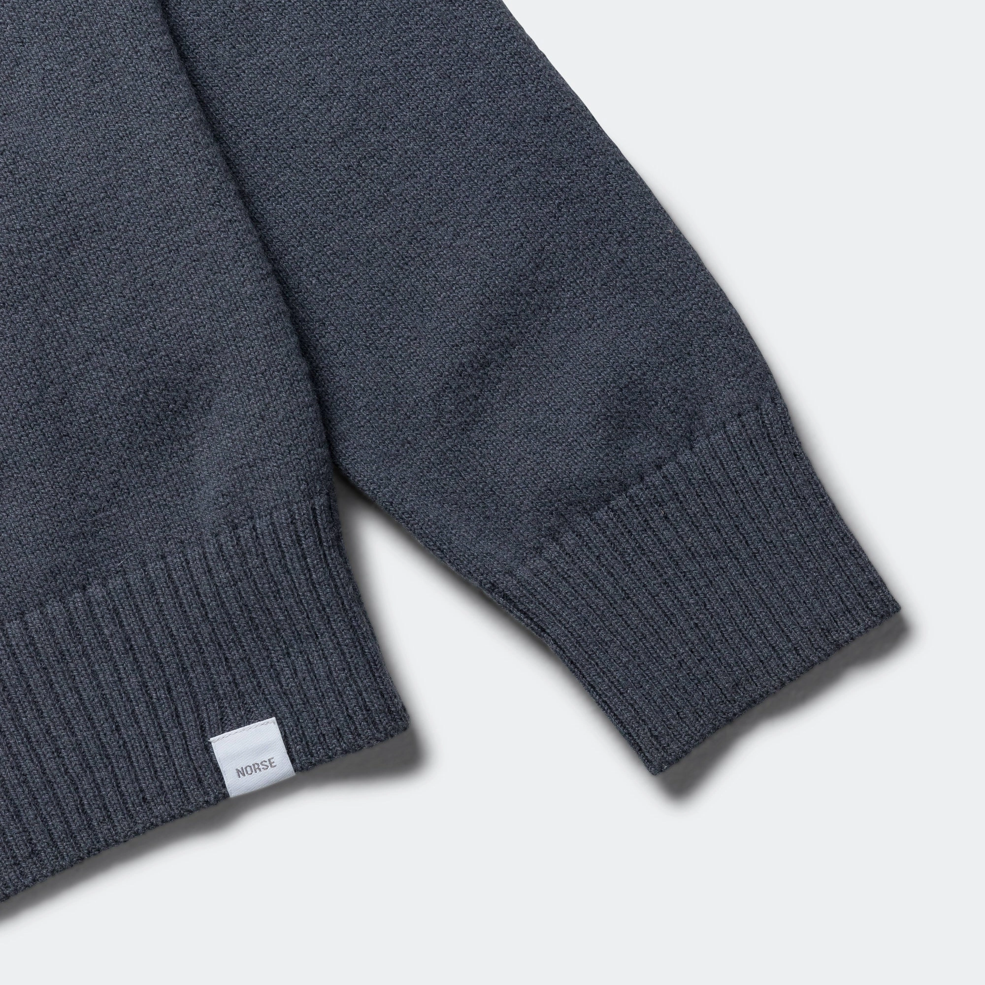 Organic Cotton Standard Merino Lambswool Polo - Orion Blue