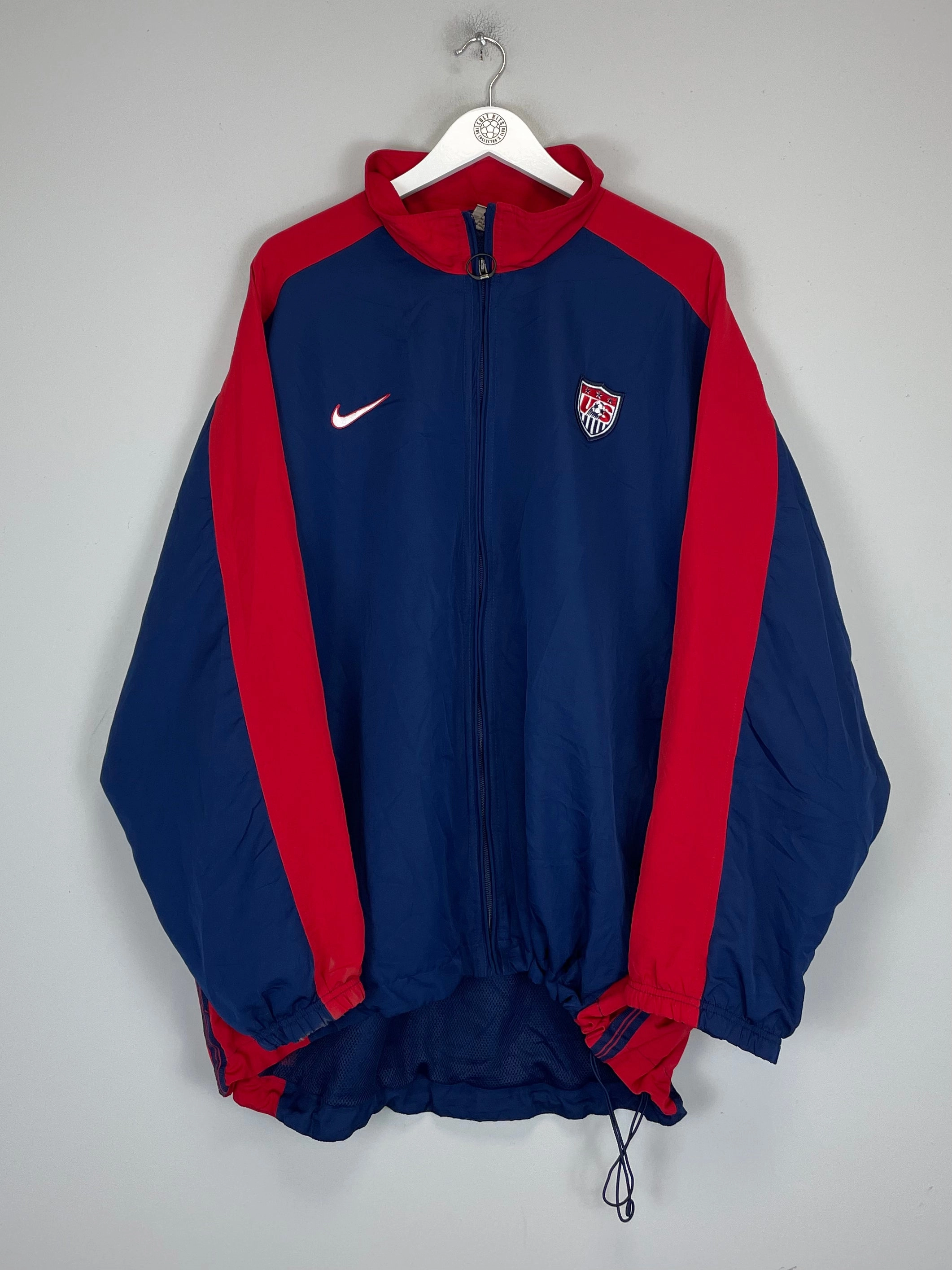 warranty NonMarkingSole 1998/99 USA TRACK JACKET (XL) NIKE