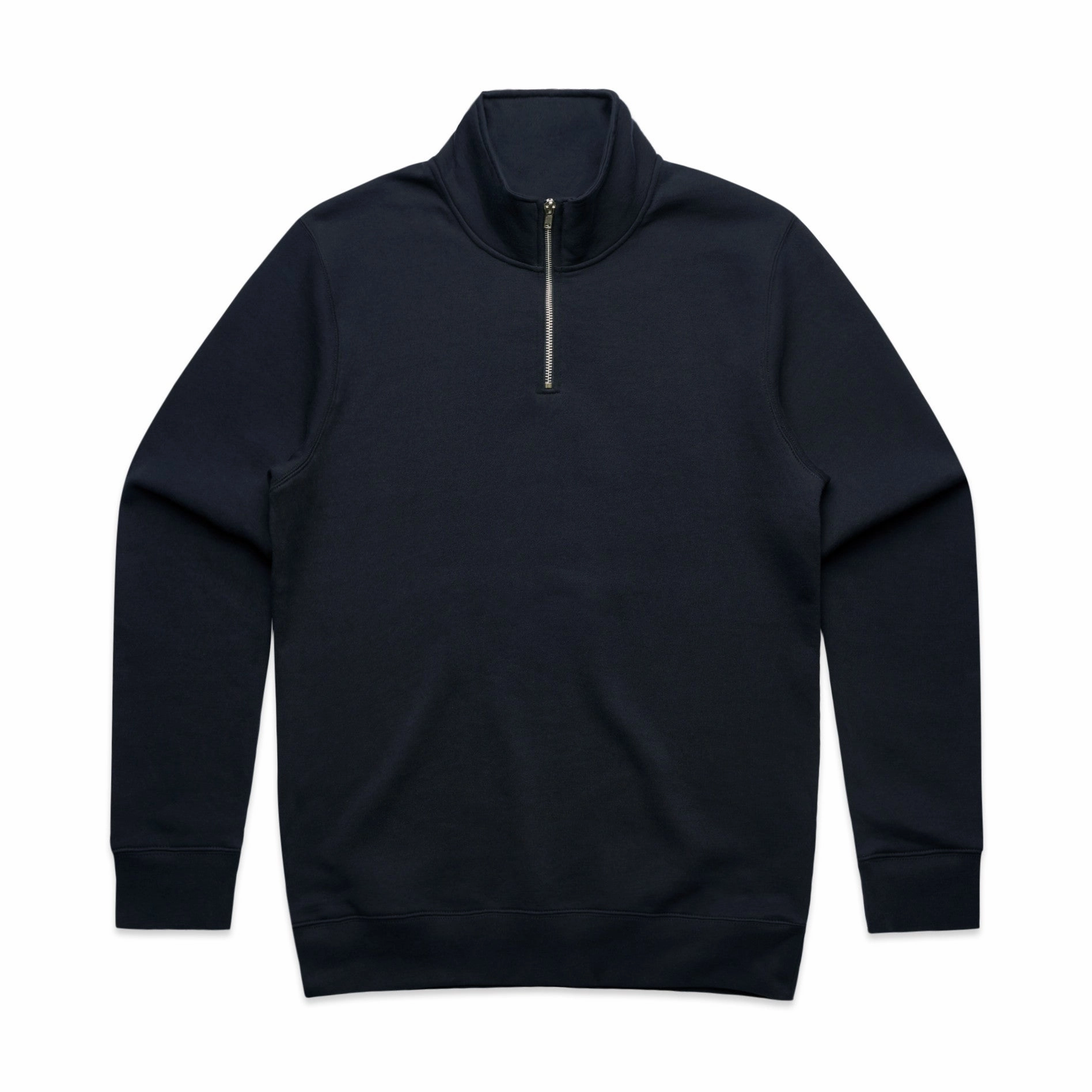 Stencil Half Zip Crew | NAVY Classic Sporty Urban Fashion