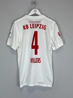 2014/15 RED BULL LEIPZIG WILLERS #4 *PLAYER ISSUE* HOME SHIRT (M) NIKE Stretchable Armholes All Purpose Knit