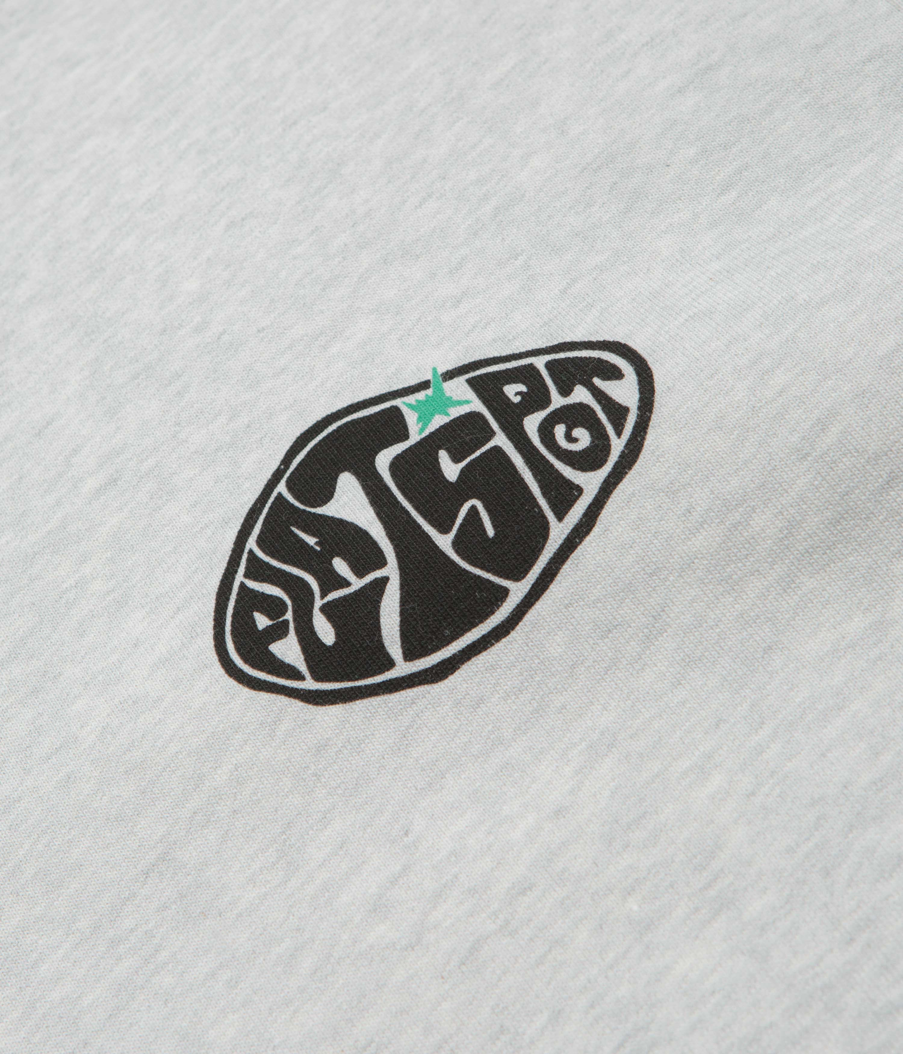 flatspot Hole Crewneck Sweatshirt - Cool Heather Grey goes with boots