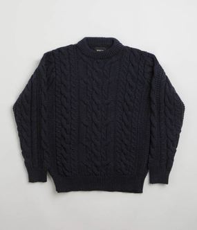 Howlin' Forbidden Dreams Sweatshirt - Navy Velvet Cuffed Sleeves
