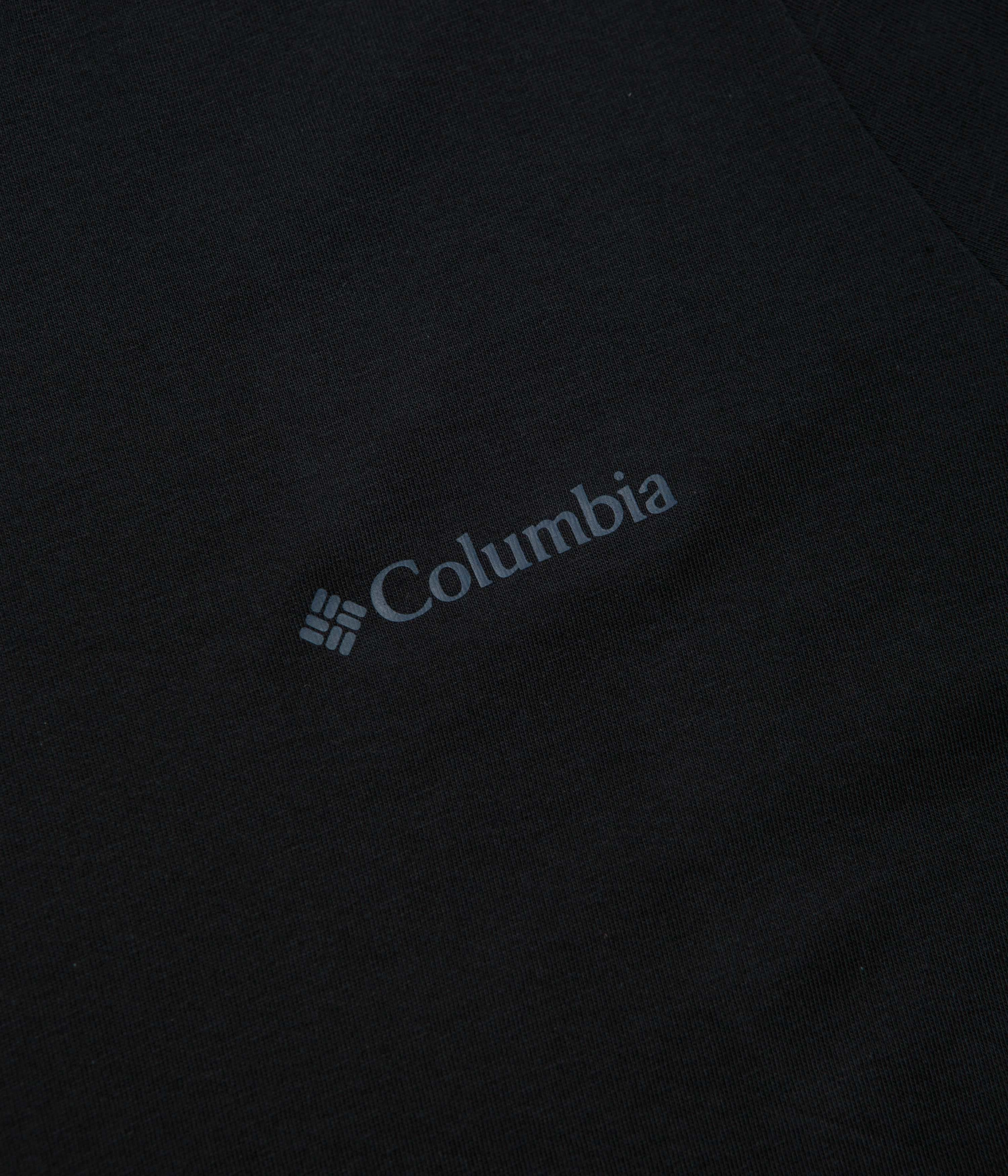 Washable fabric FlexibleKnit Columbia Rapid Ridge Back Graphic II T-Shirt - Black / Heavenly Horizons