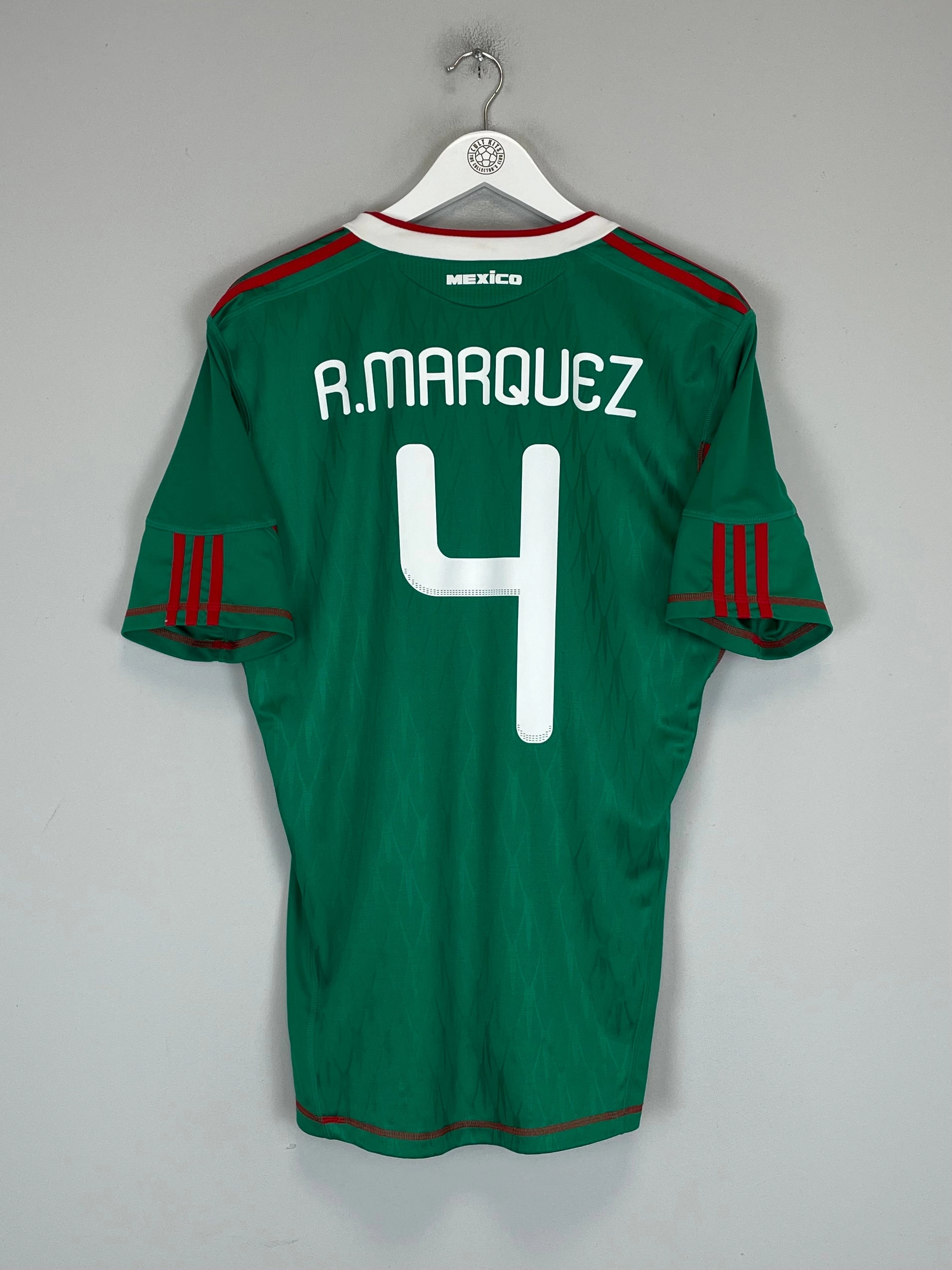2010 MEXICO R.MARQUEZ #4 HOME SHIRT (M) ADIDAS Balanced Motion