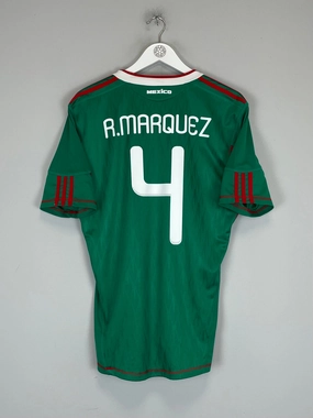 2010 MEXICO R.MARQUEZ #4 HOME SHIRT (M) ADIDAS Balanced Motion