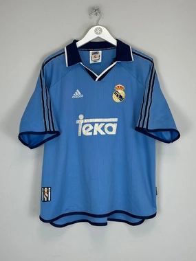 1999/00 REAL MADRID THIRD SHIRT (XL) ADIDAS Four Way Stretch Light Stretch