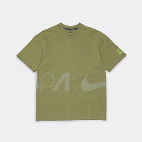 Durable Color Retention Lightweight Material ISPA SS Tee - Alligator/Ghost Green