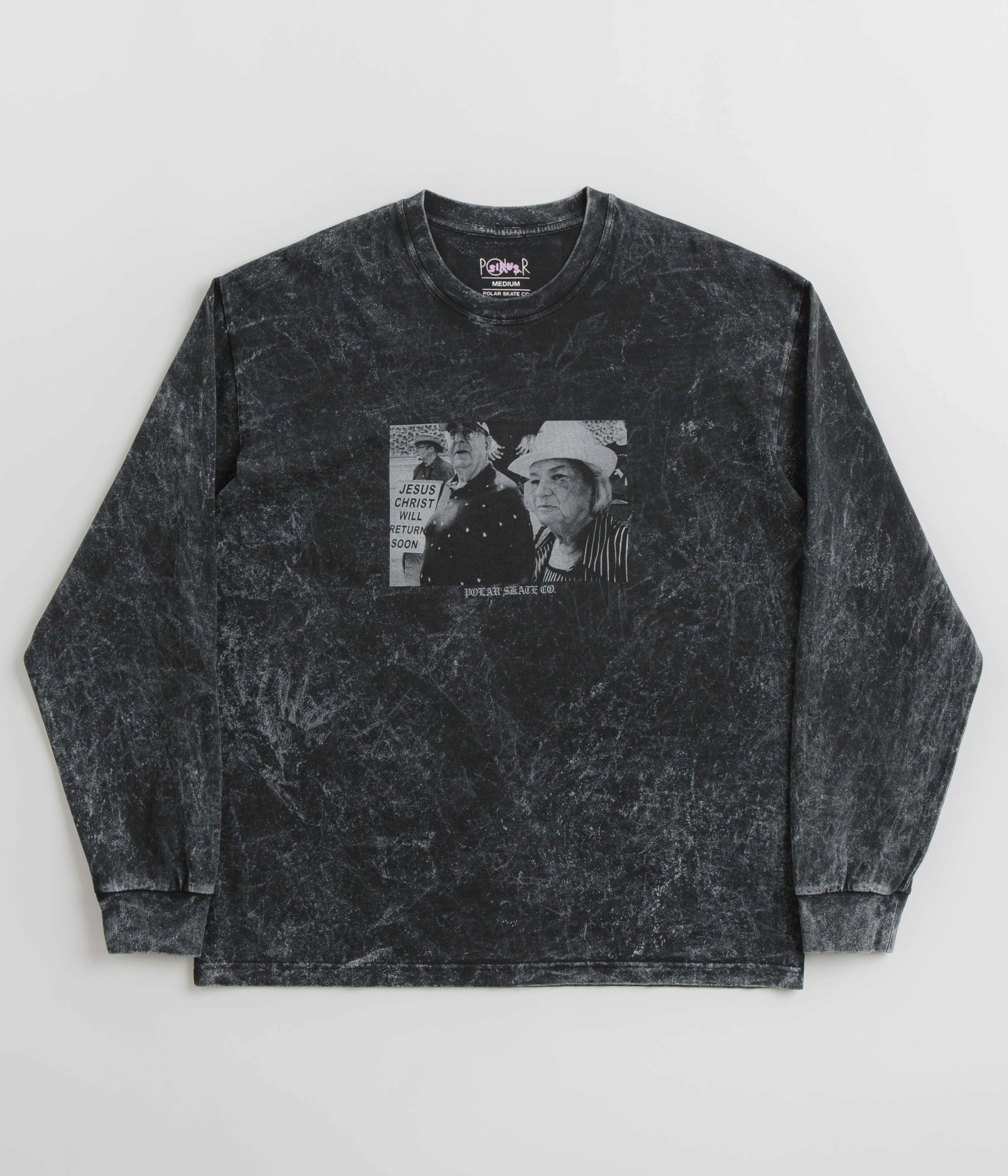 Classic Chic Athletic Fit Polar Pride Long Sleeve T-Shirt - Black