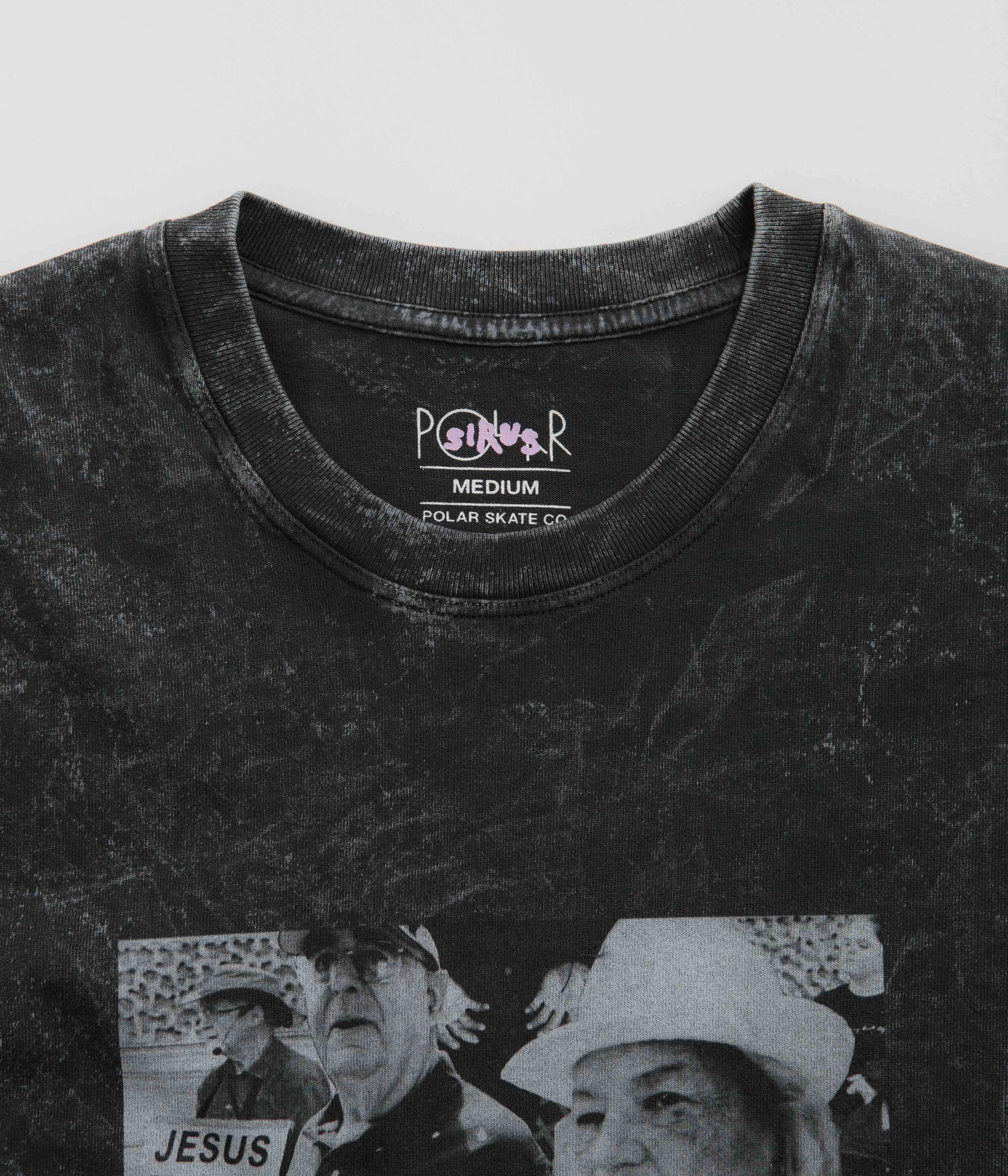 Polar Pride Long Sleeve T-Shirt - Black VintageWashEffect